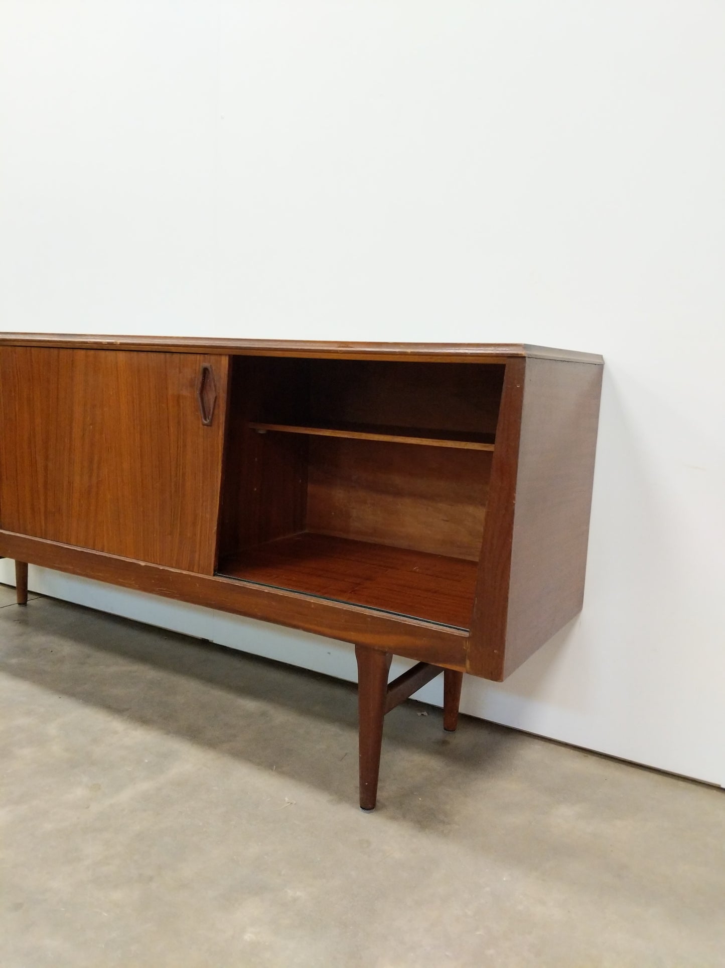 Vintage Mid Century Modern Credenza