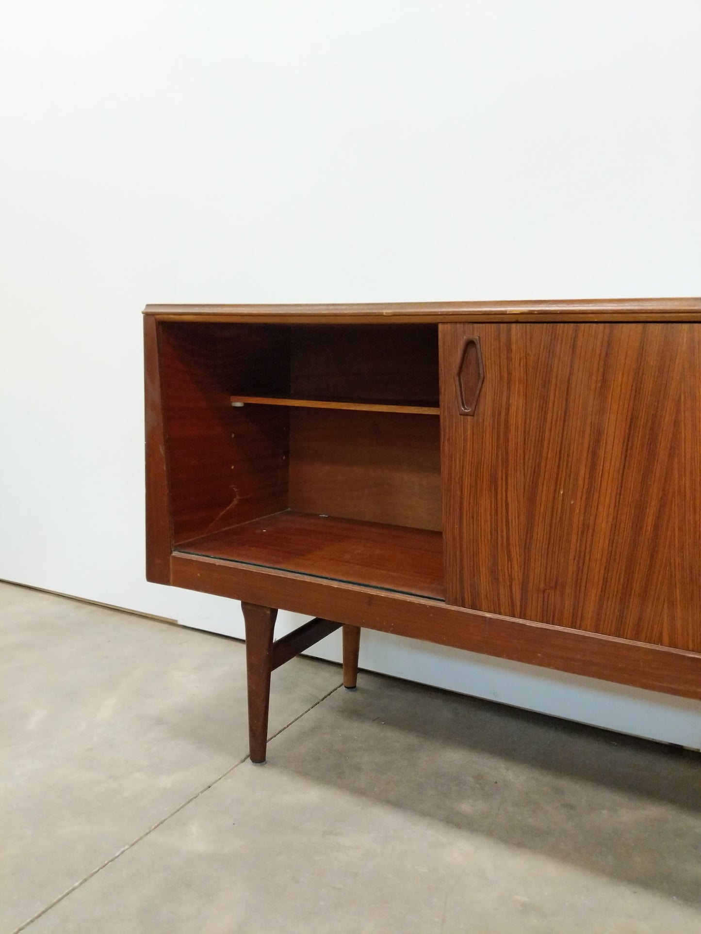 Vintage Mid Century Modern Credenza