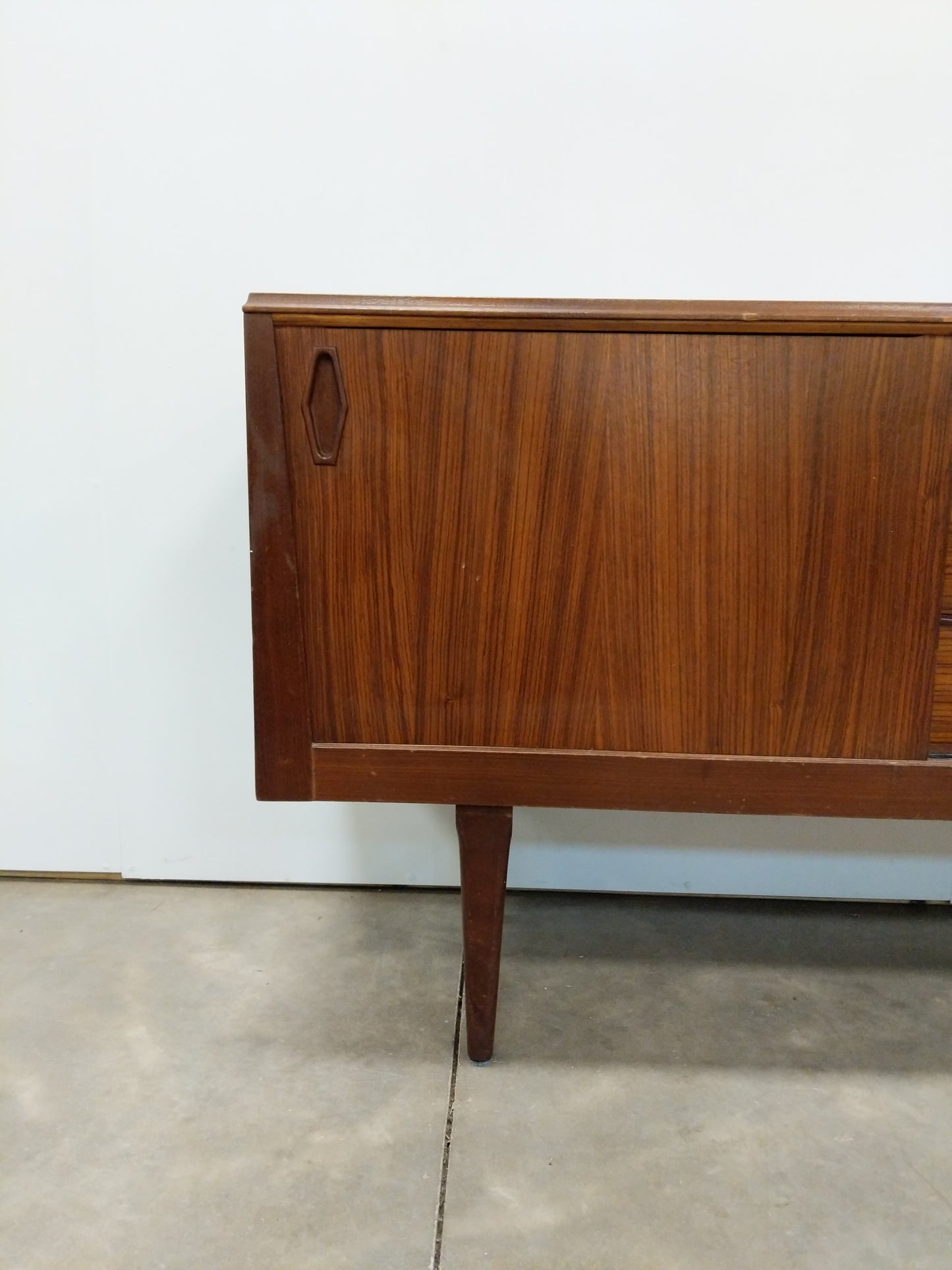 Vintage Mid Century Modern Credenza