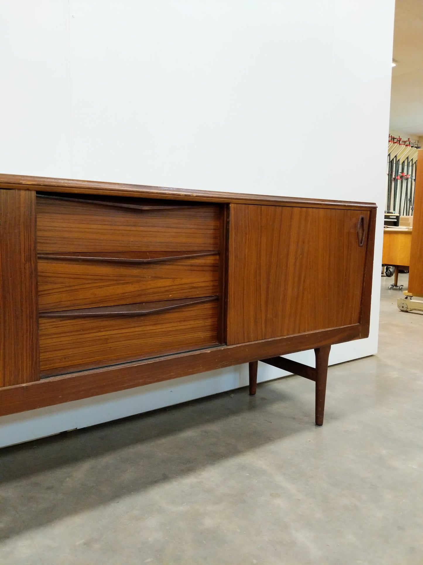 Vintage Mid Century Modern Credenza