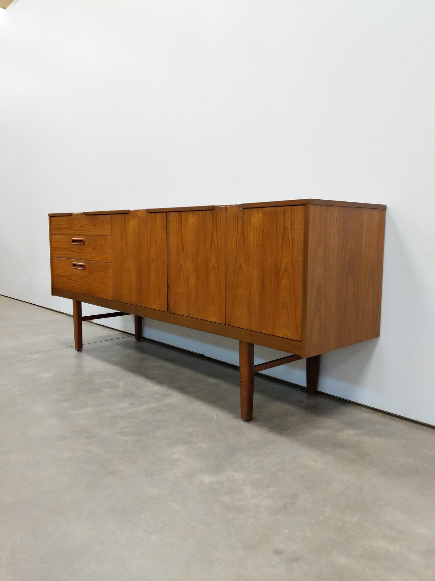 Vintage Mid Century Modern Teak Credenza by Nathan