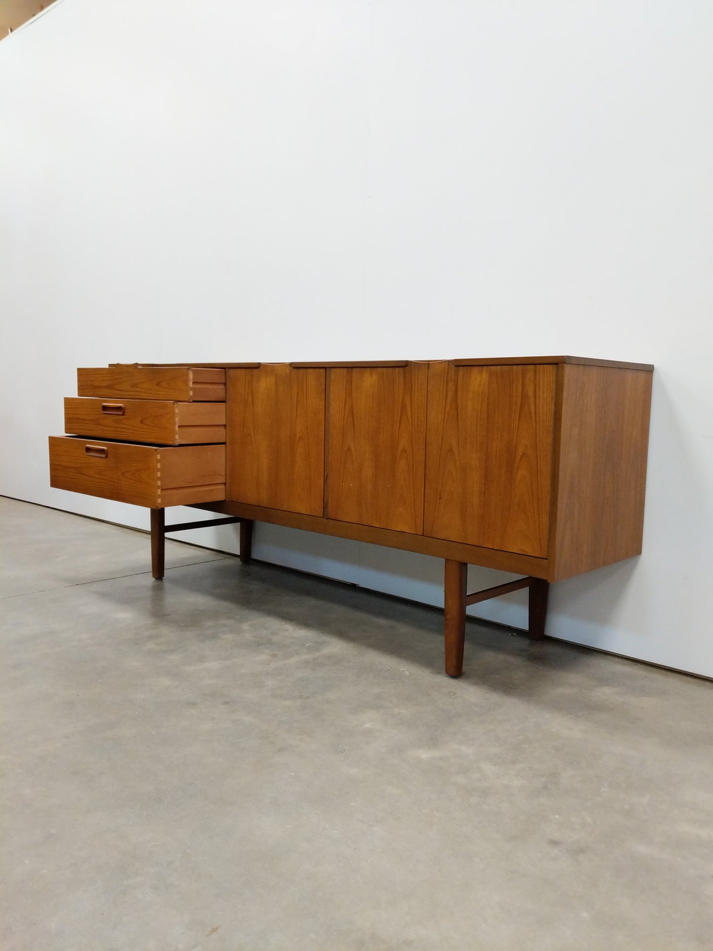 Vintage Mid Century Modern Teak Credenza by Nathan