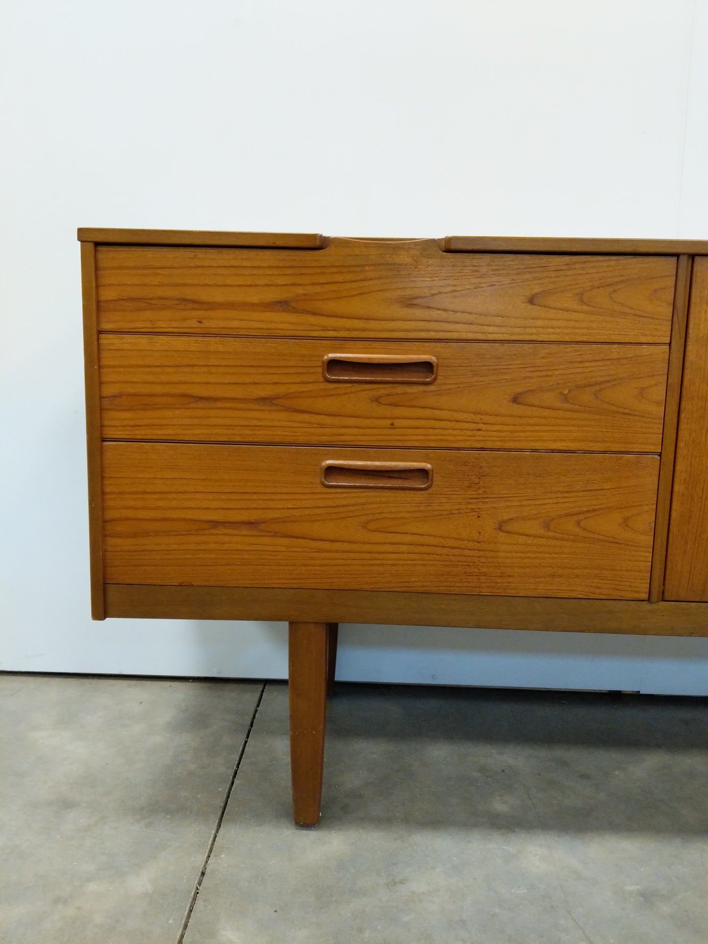 Vintage Mid Century Modern Teak Credenza by Nathan