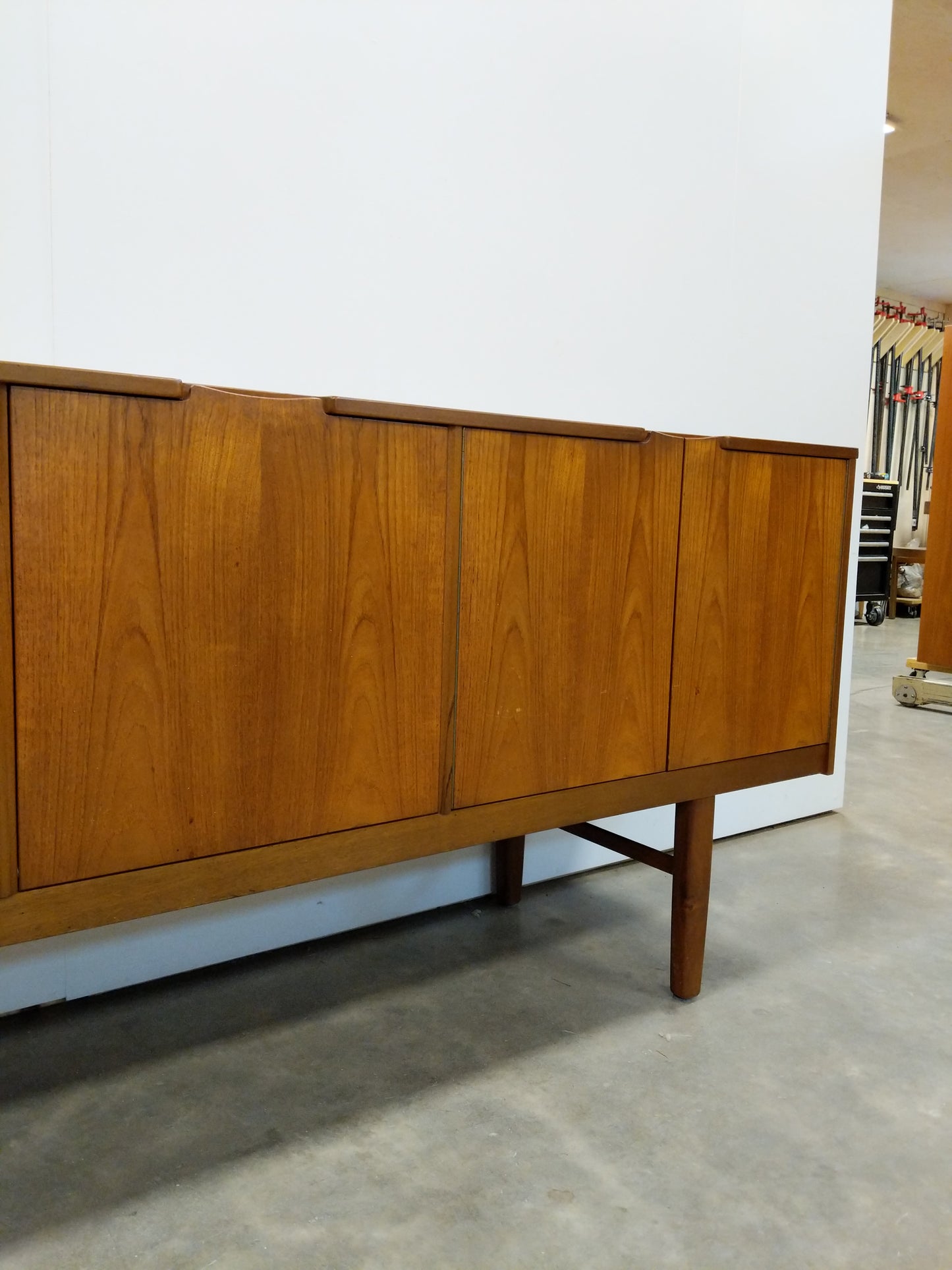Vintage Mid Century Modern Teak Credenza by Nathan