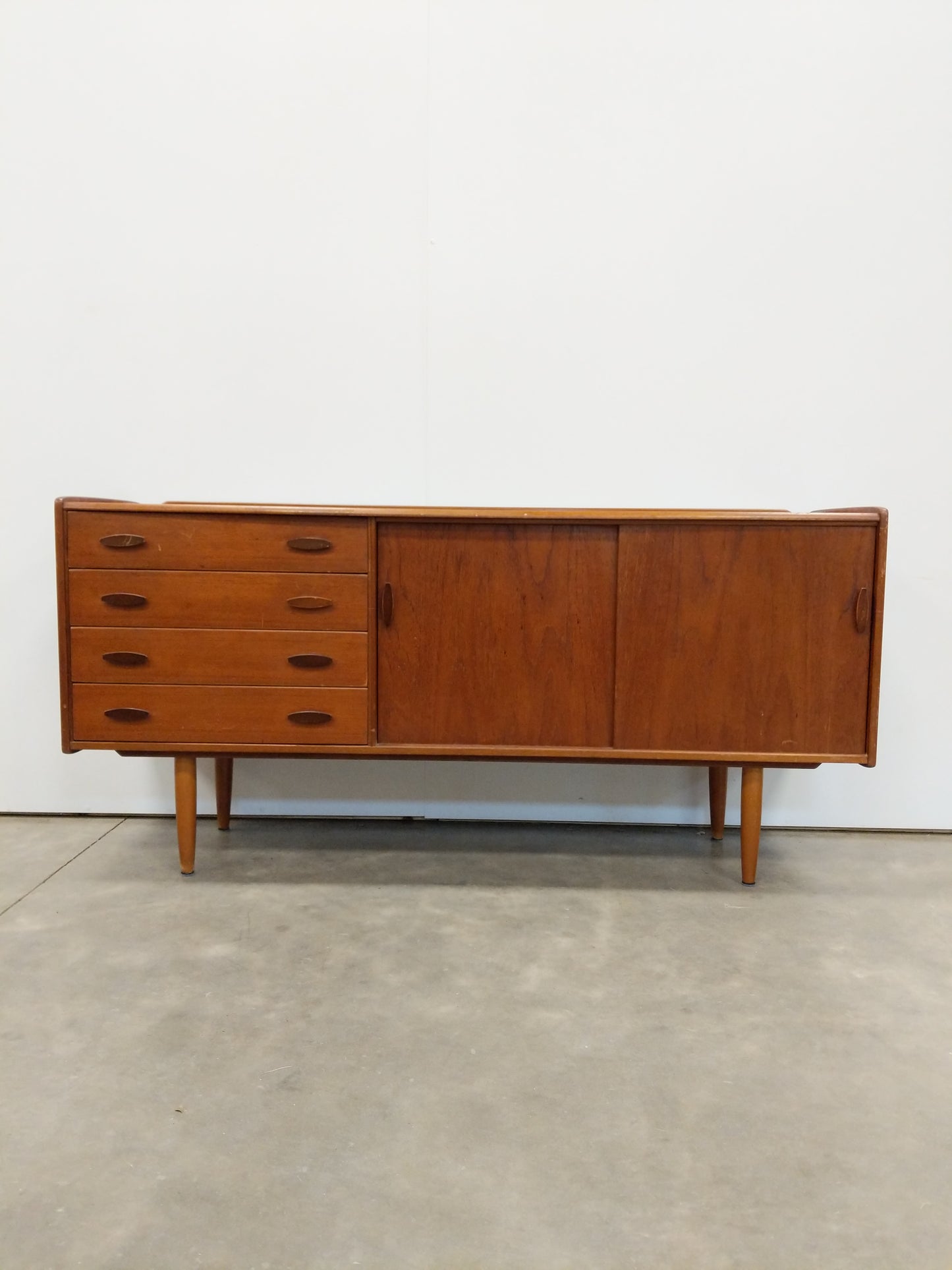 Vintage Mid Century Modern Teak Credenza by Welters of Wycombe