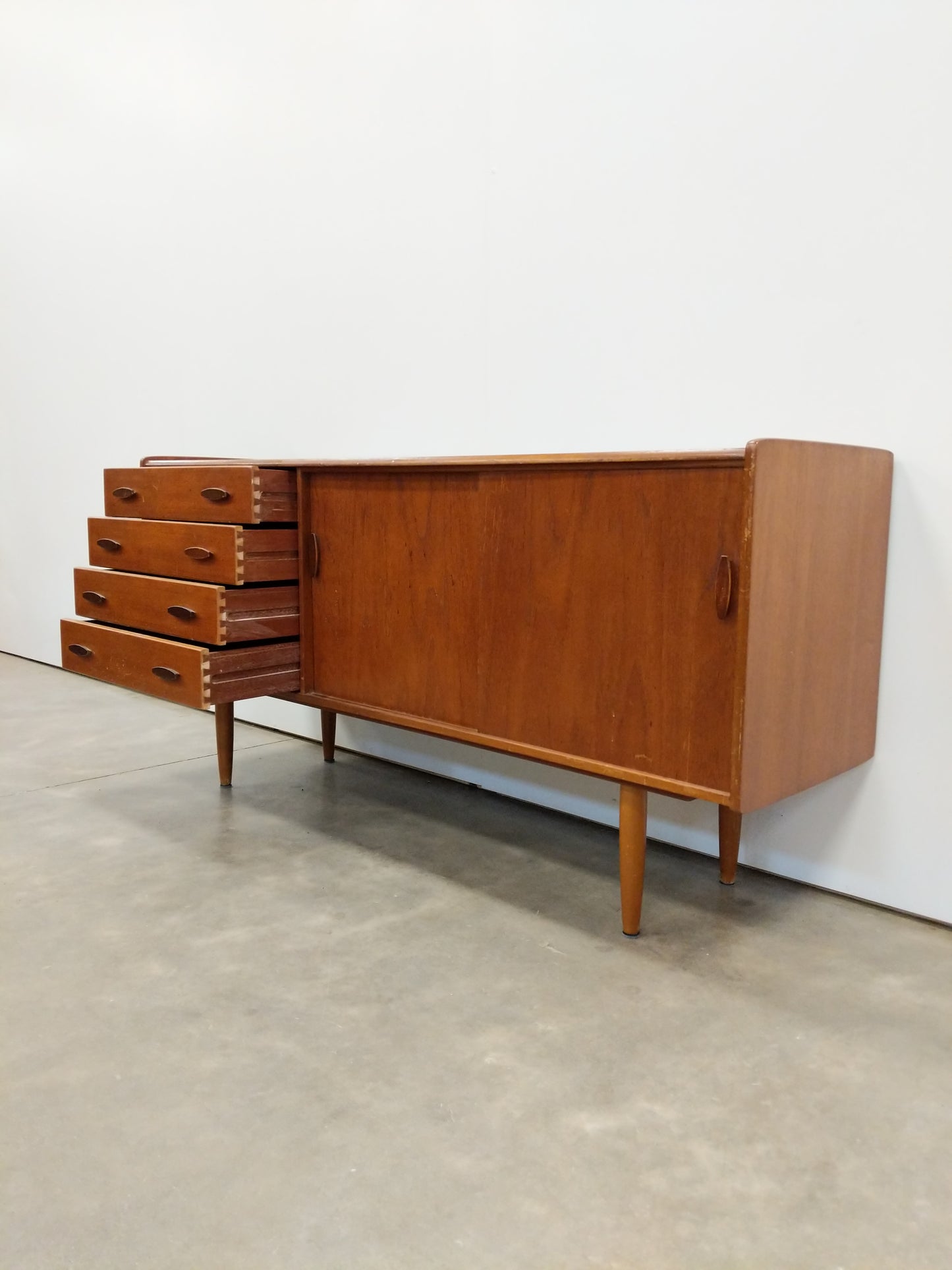 Vintage Mid Century Modern Teak Credenza by Welters of Wycombe