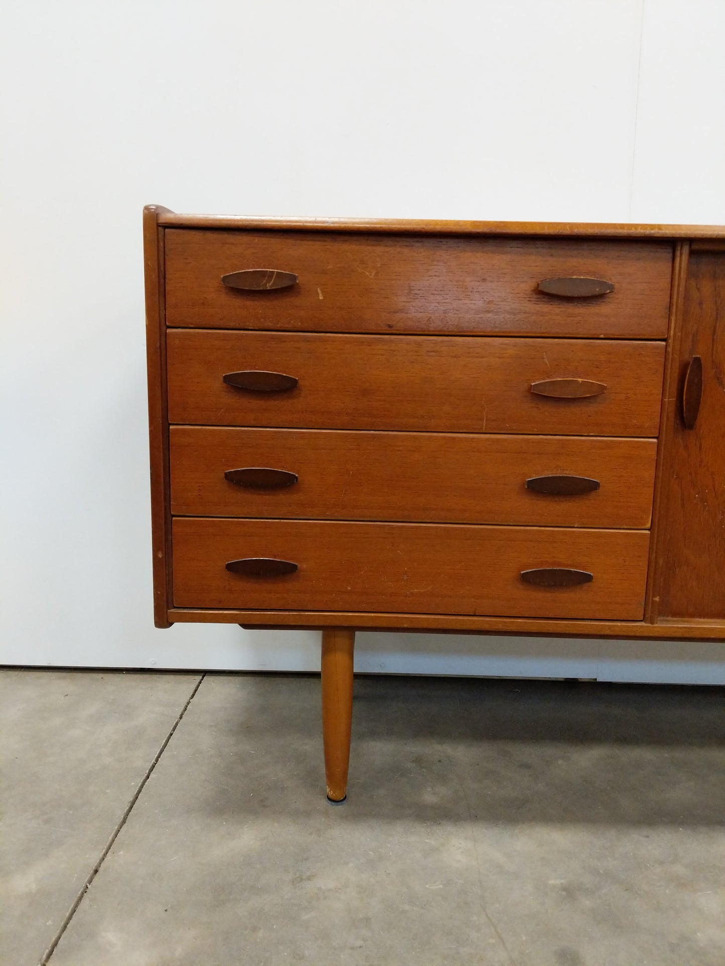 Vintage Mid Century Modern Teak Credenza by Welters of Wycombe