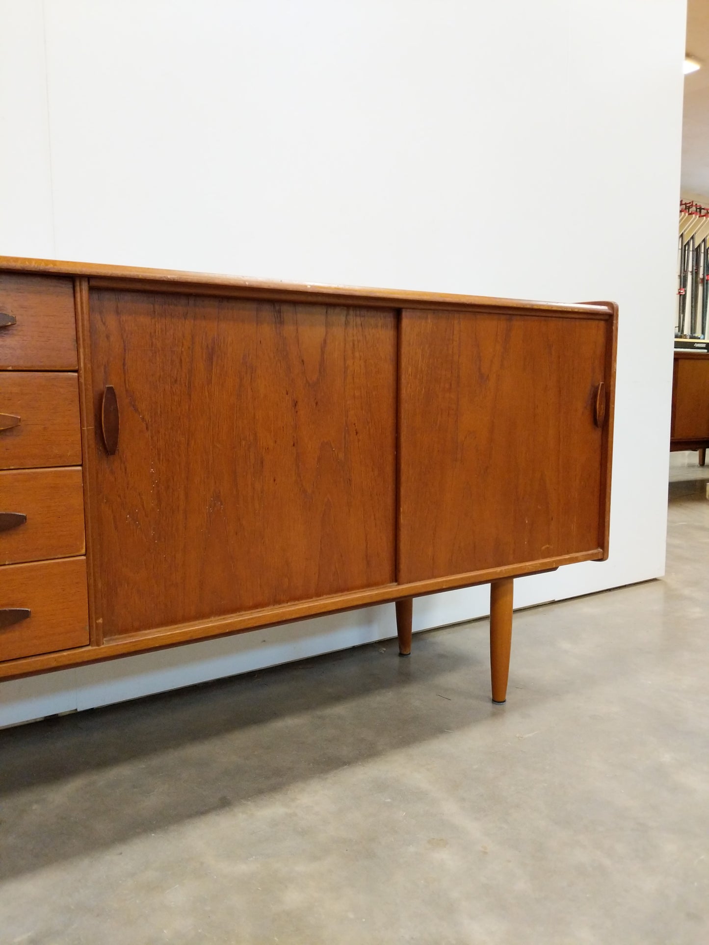 Vintage Mid Century Modern Teak Credenza by Welters of Wycombe