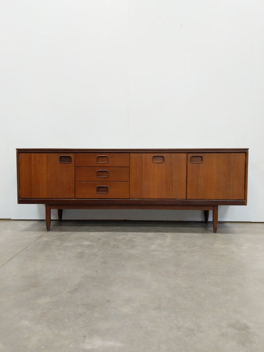 Vintage Mid Century Modern Teak Credenza by William Lawrence