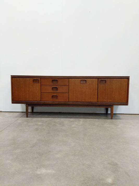 Vintage Mid Century Modern Teak Credenza by William Lawrence