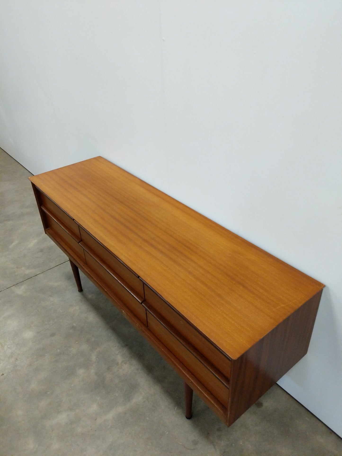 Vintage Mid Century Modern Teak Dresser