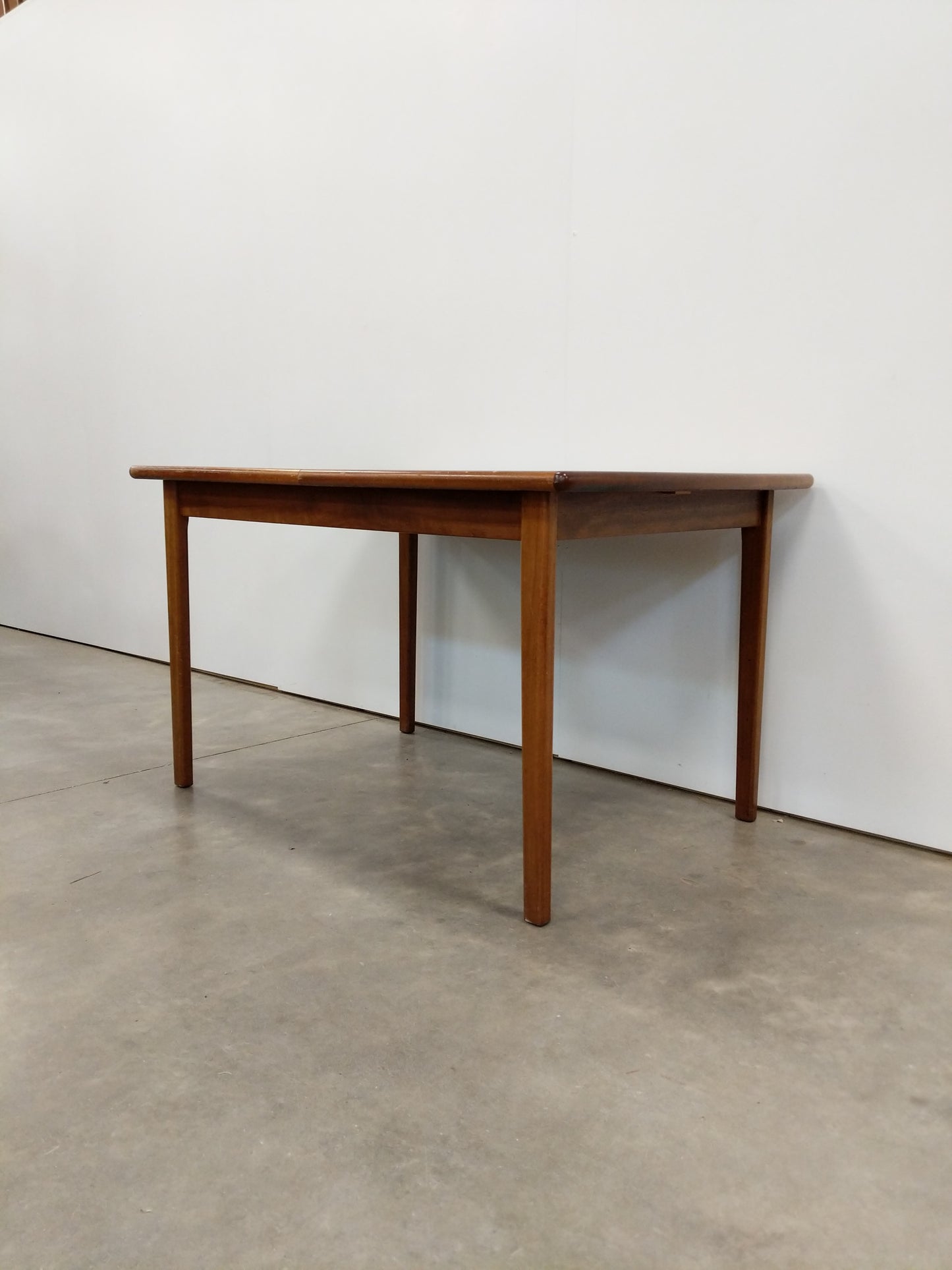 Vintage Mid Century Modern Teak Extendable Dining Table by Meredew