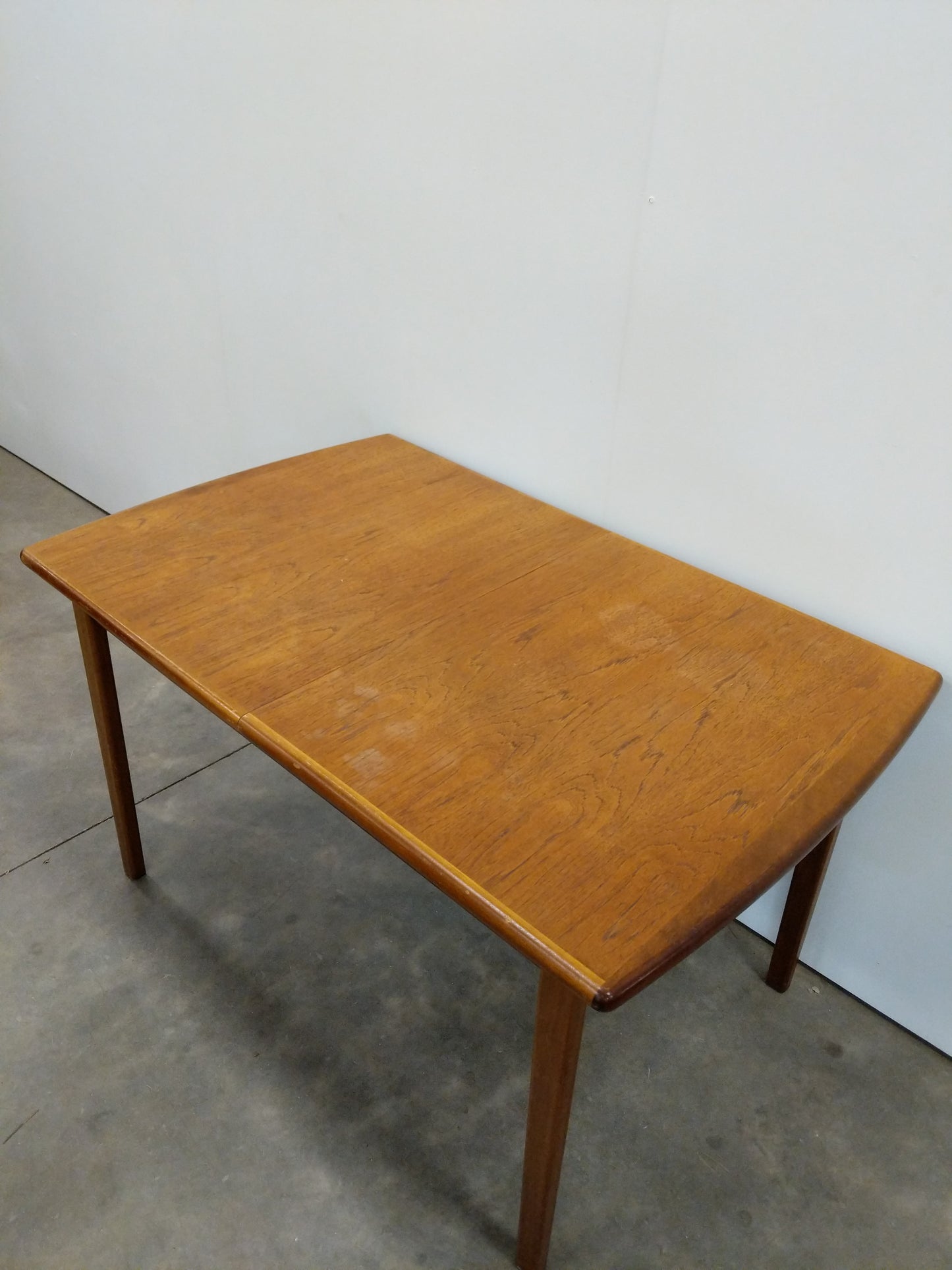 Vintage Mid Century Modern Teak Extendable Dining Table by Meredew