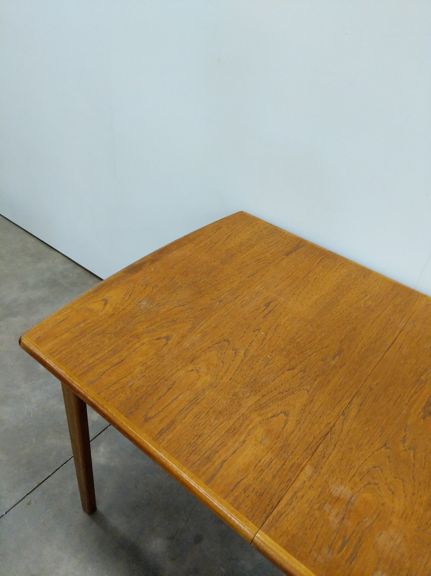 Vintage Mid Century Modern Teak Extendable Dining Table by Meredew