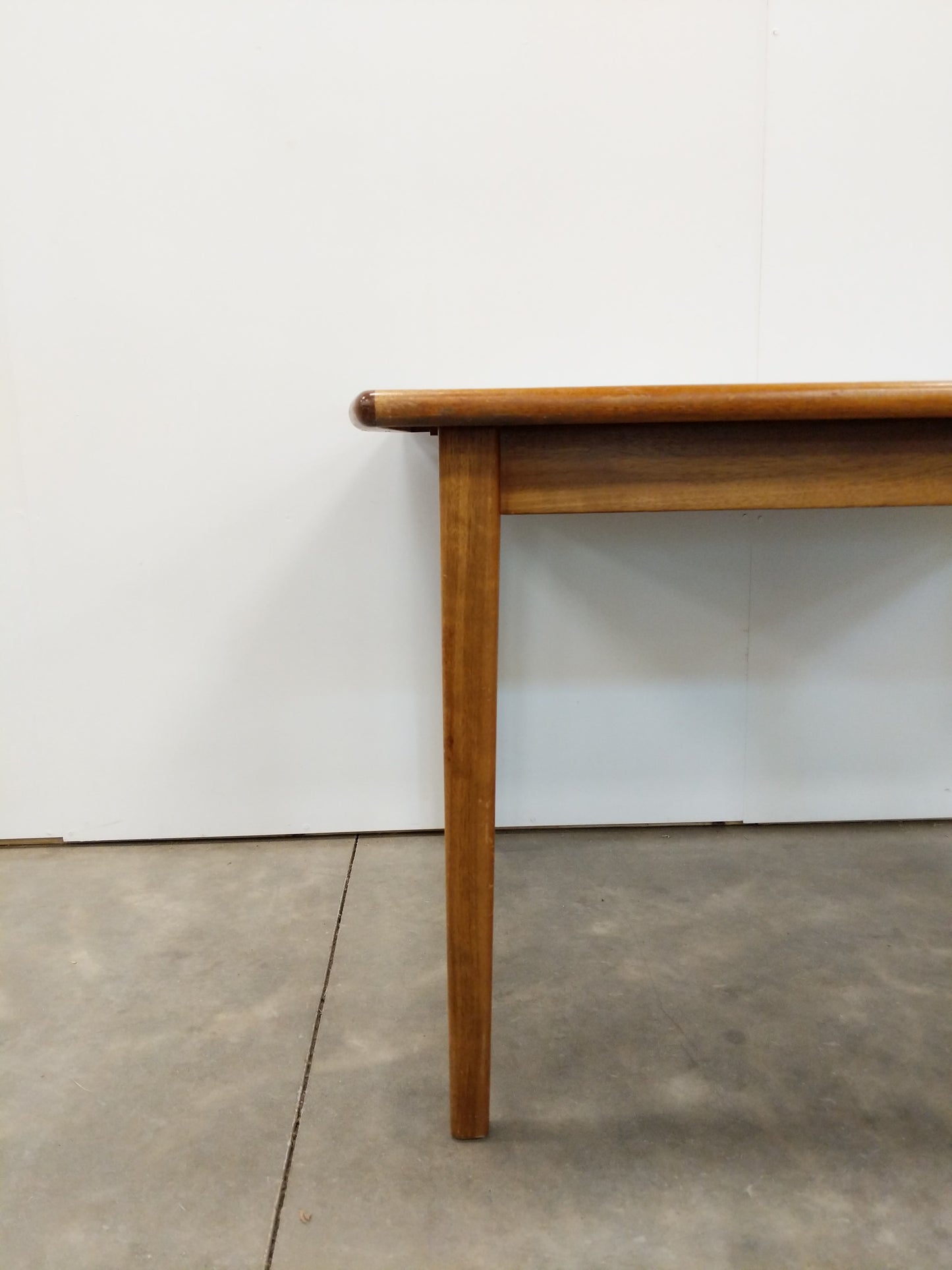 Vintage Mid Century Modern Teak Extendable Dining Table by Meredew