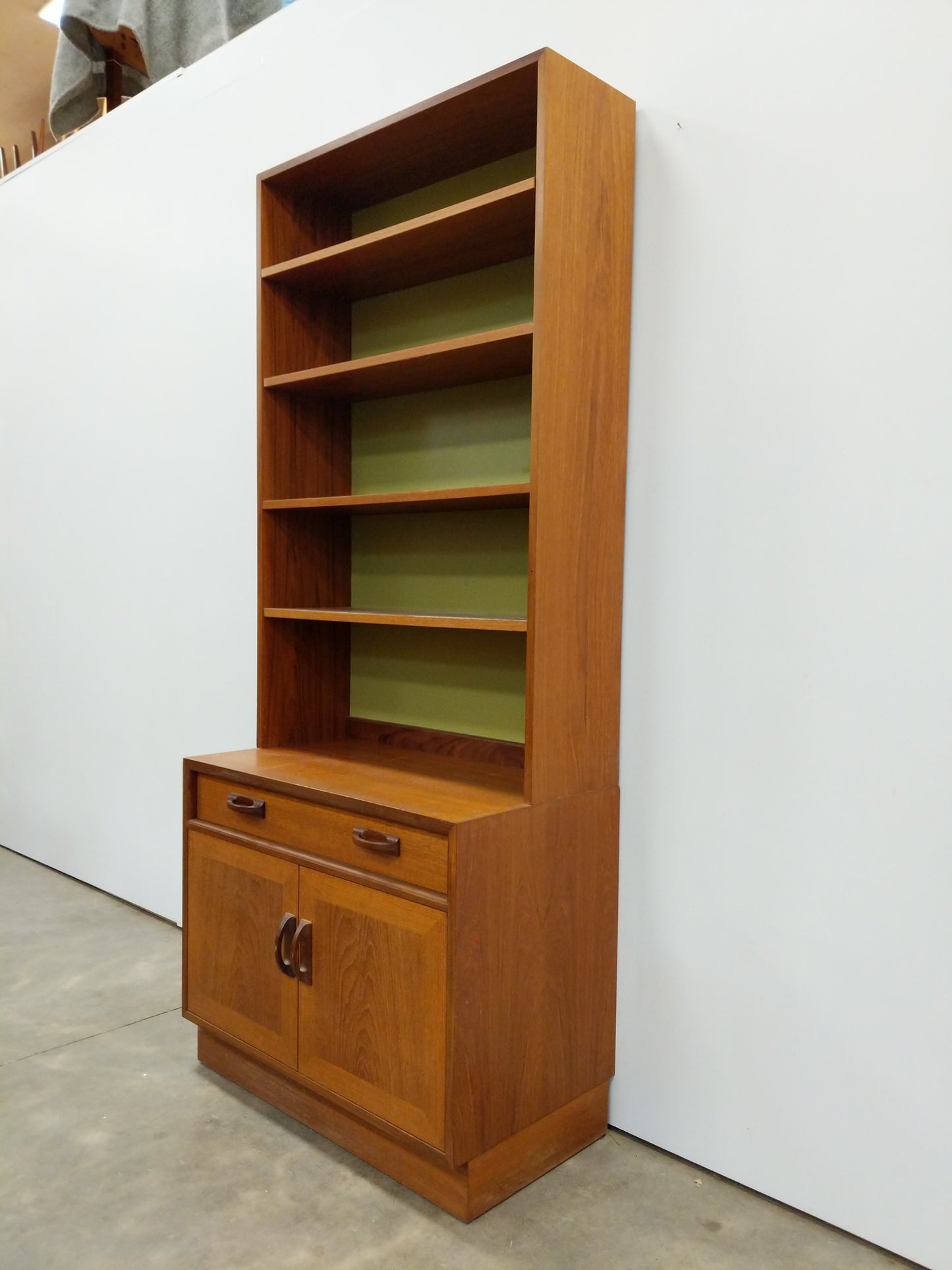 Vintage Mid Century Modern Teak Bookshelf by G Plan