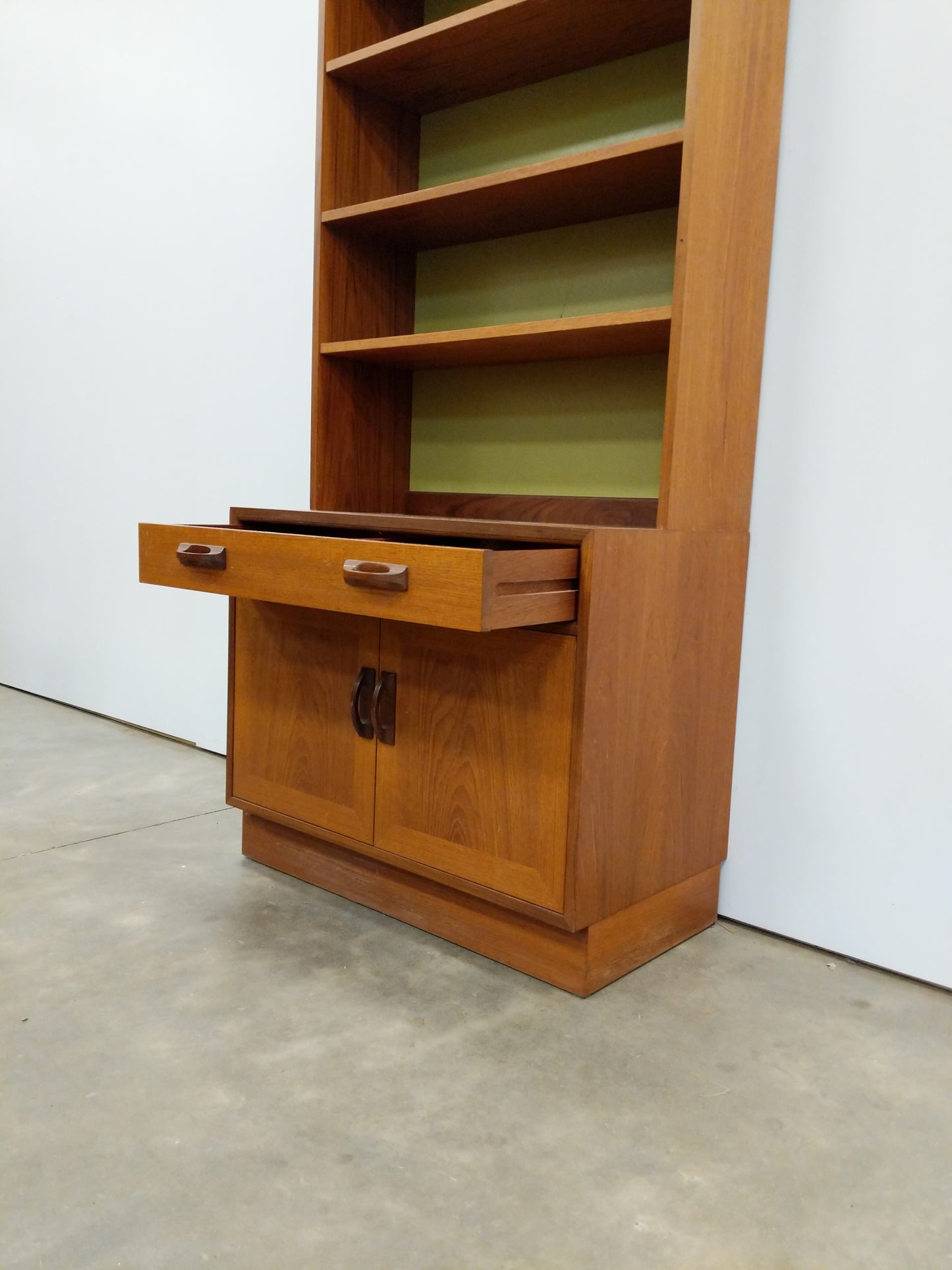 Vintage Mid Century Modern Teak Bookshelf by G Plan
