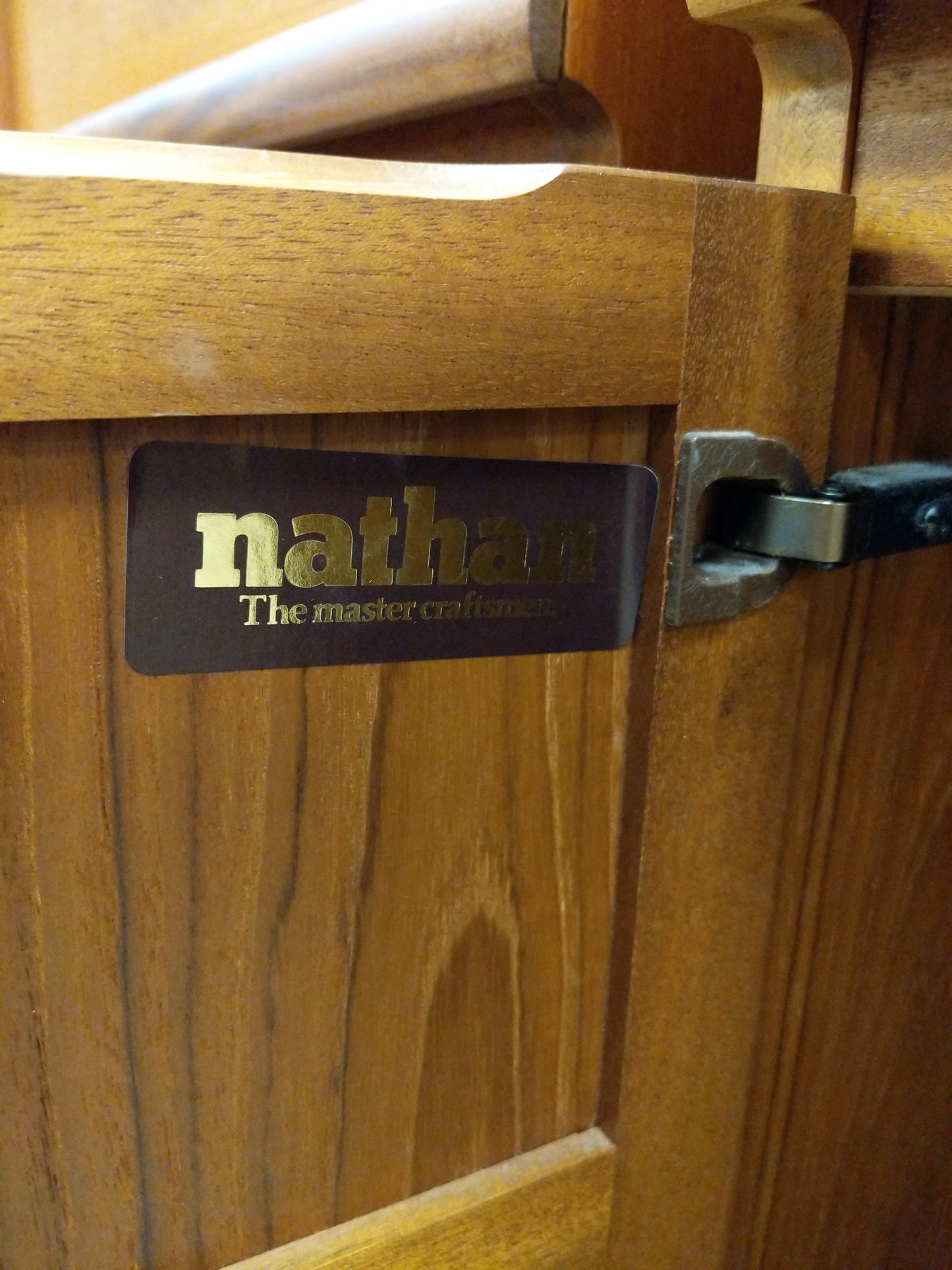Pair of vintage Mid Century Modern Teak Nightstands by Nathan