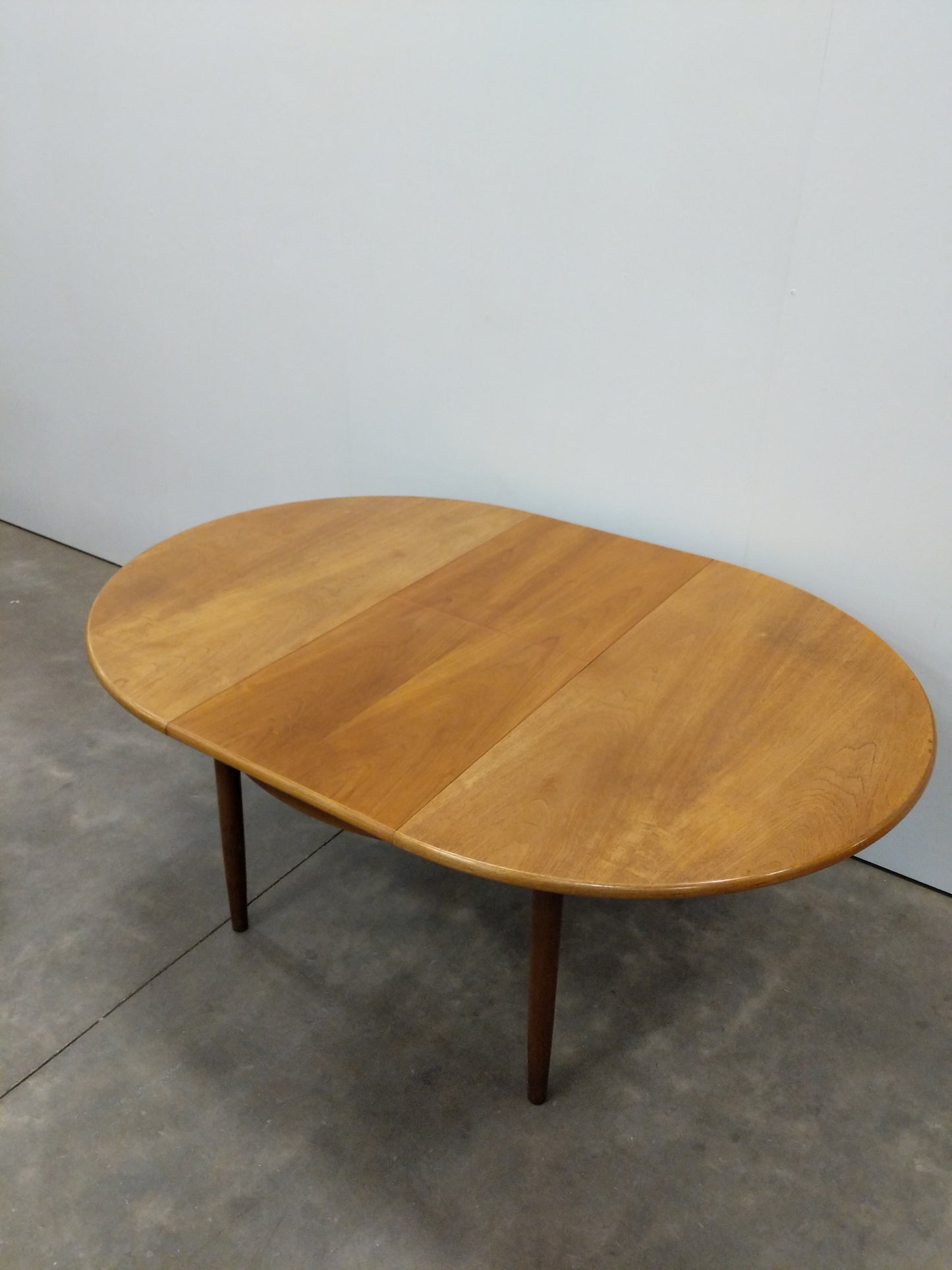 Vintage Mid Century Modern Teak Extendable Dining Table