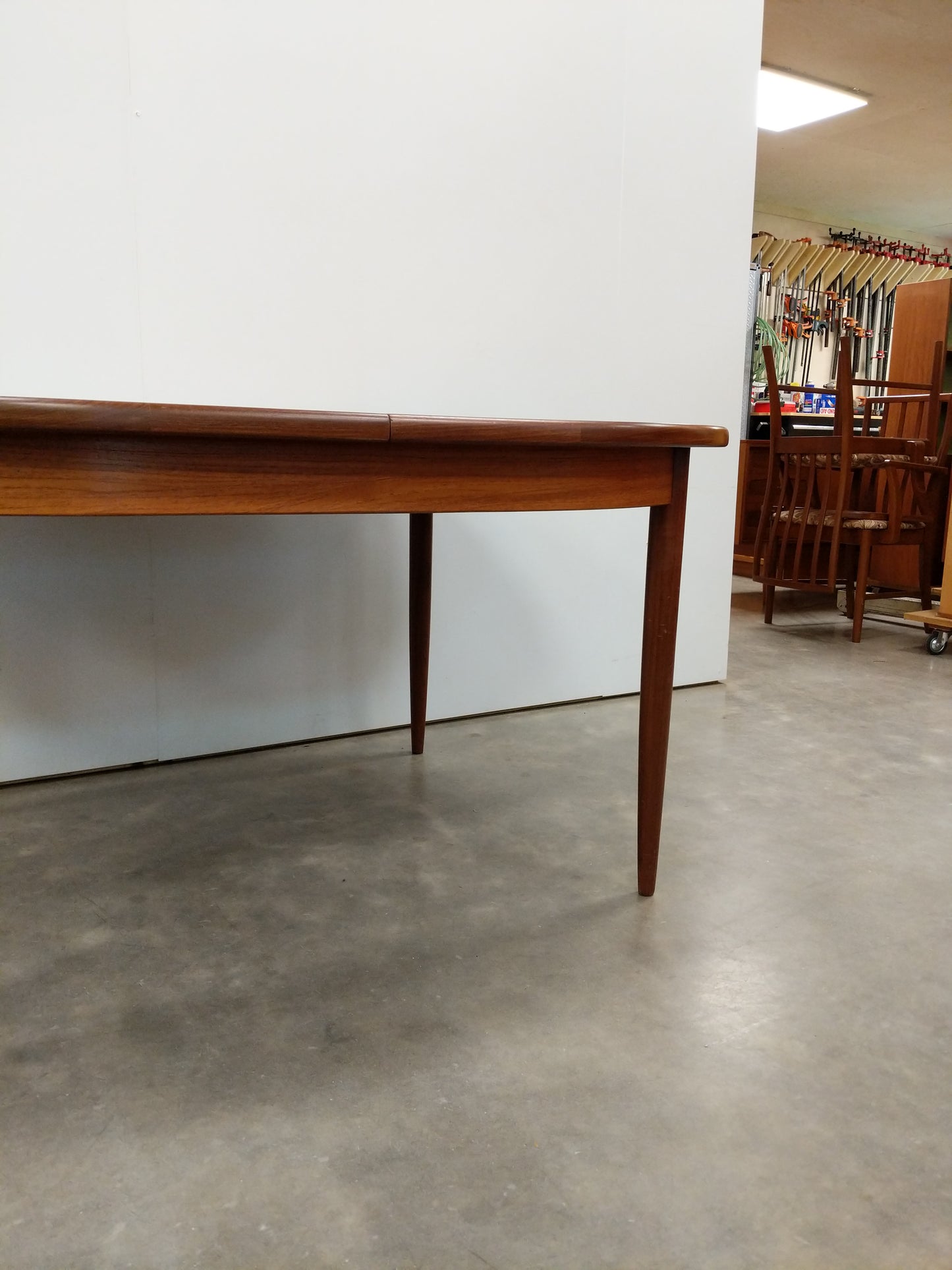Vintage Mid Century Modern Teak Extendable Dining Table by G Plan