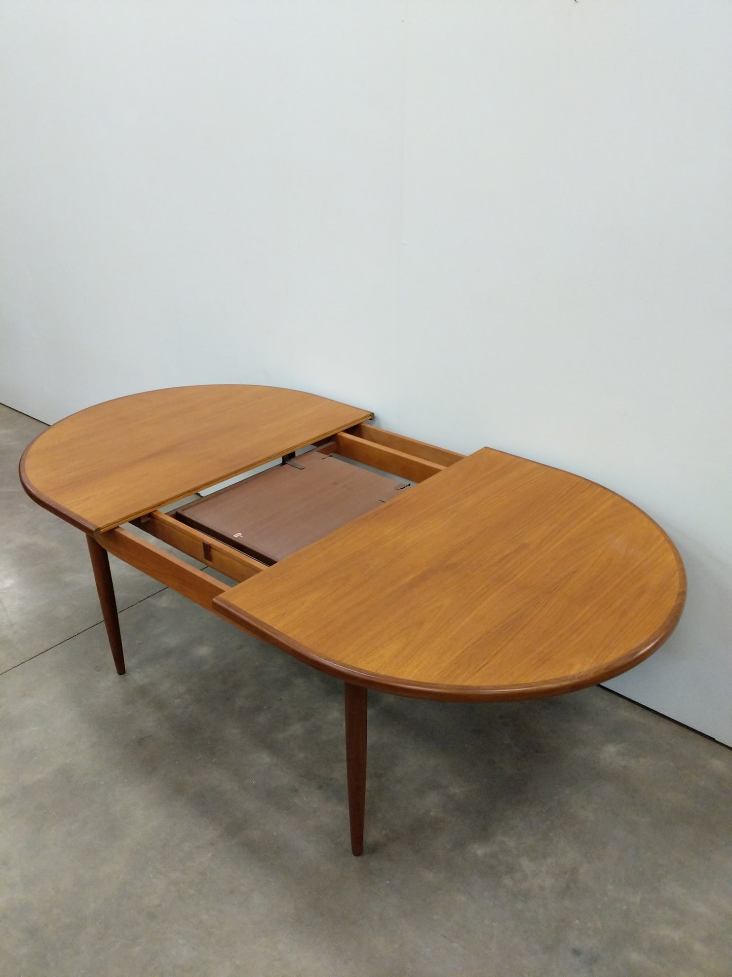 Vintage Mid Century Modern Teak Extendable Dining Table by G Plan