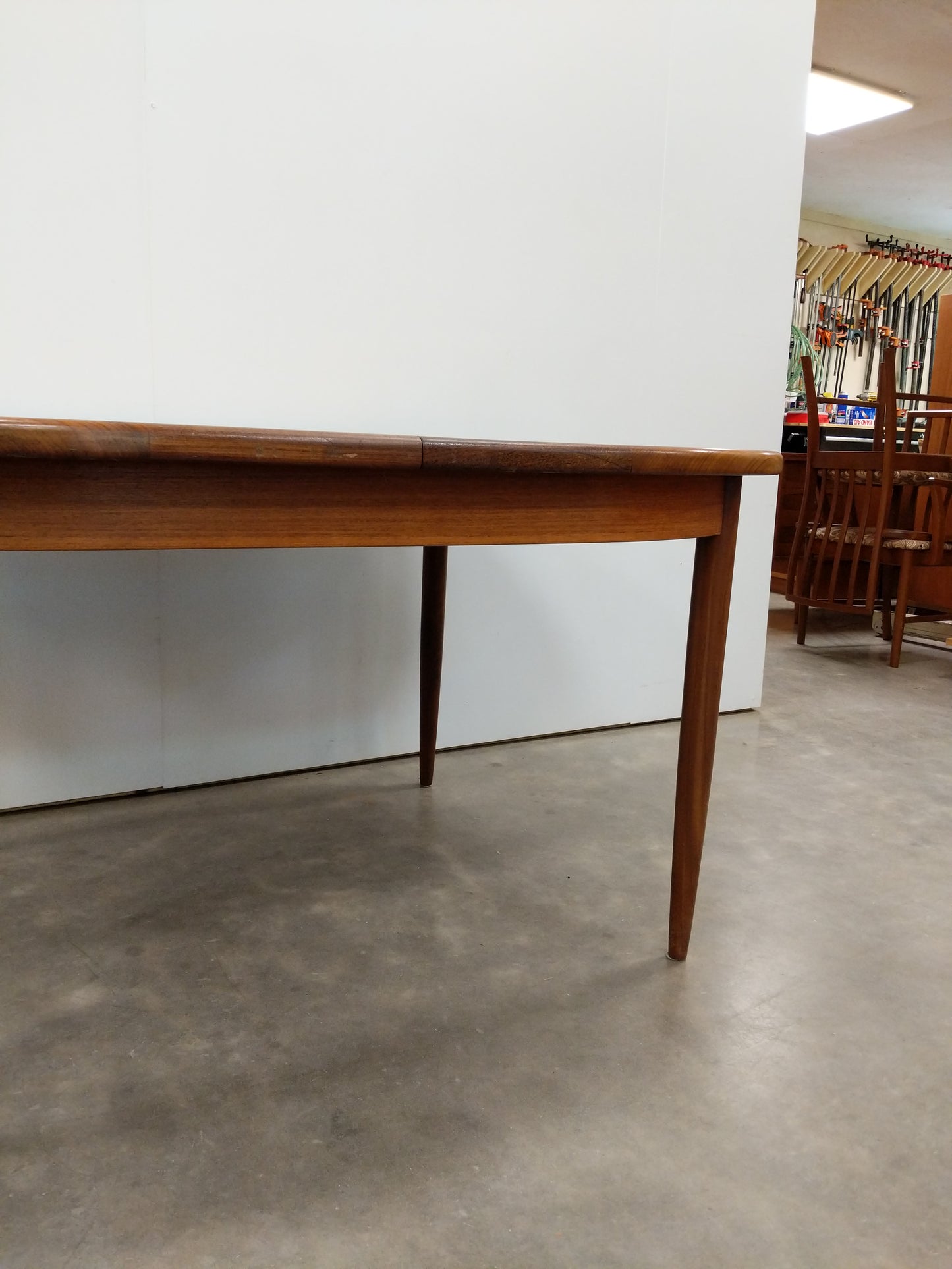 Vintage Mid Century Modern Teak Extendable Dining Table by G Plan