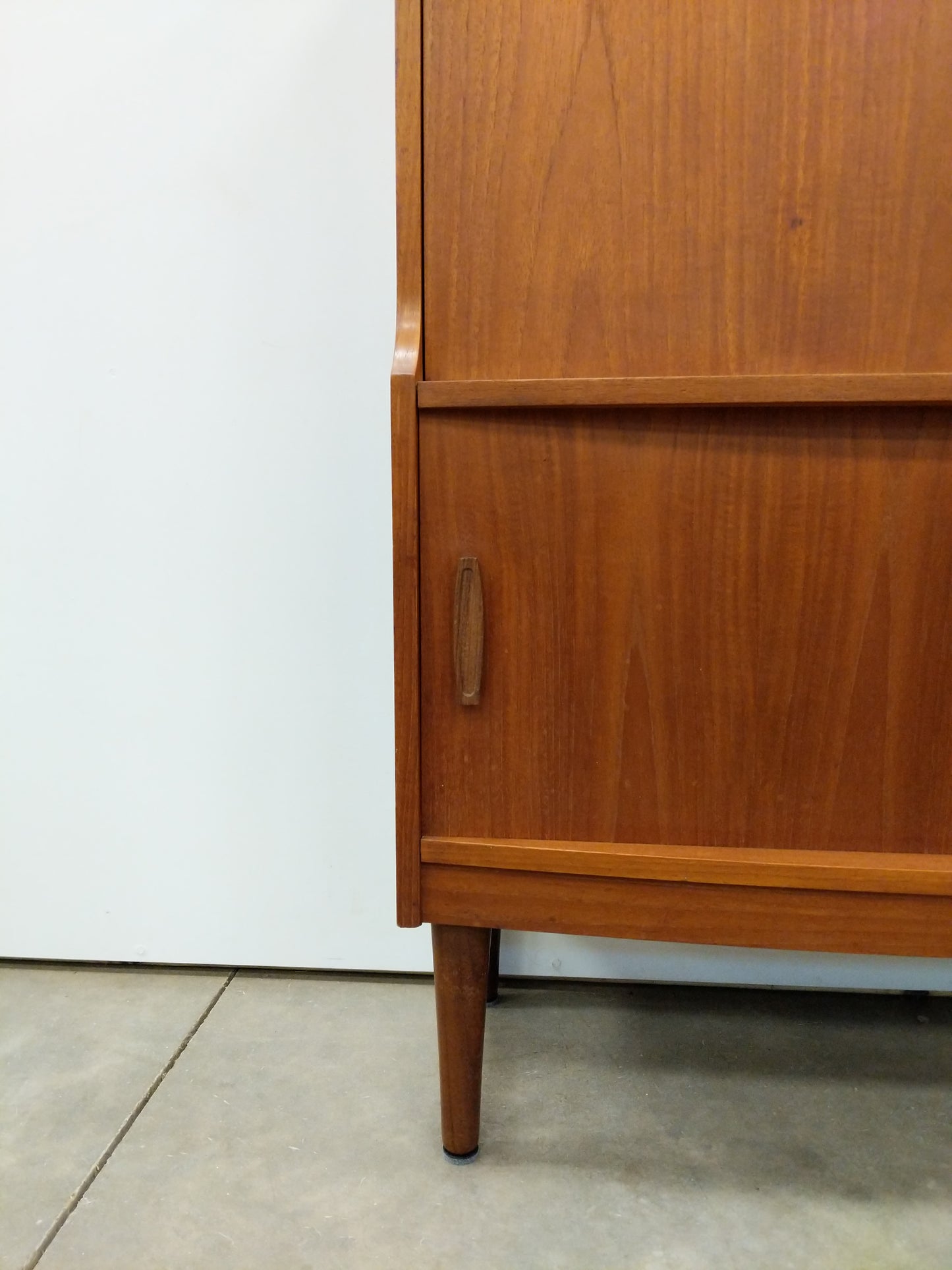 Vintage Mid Century Modern Teak Bar Cabinet by Doncraft
