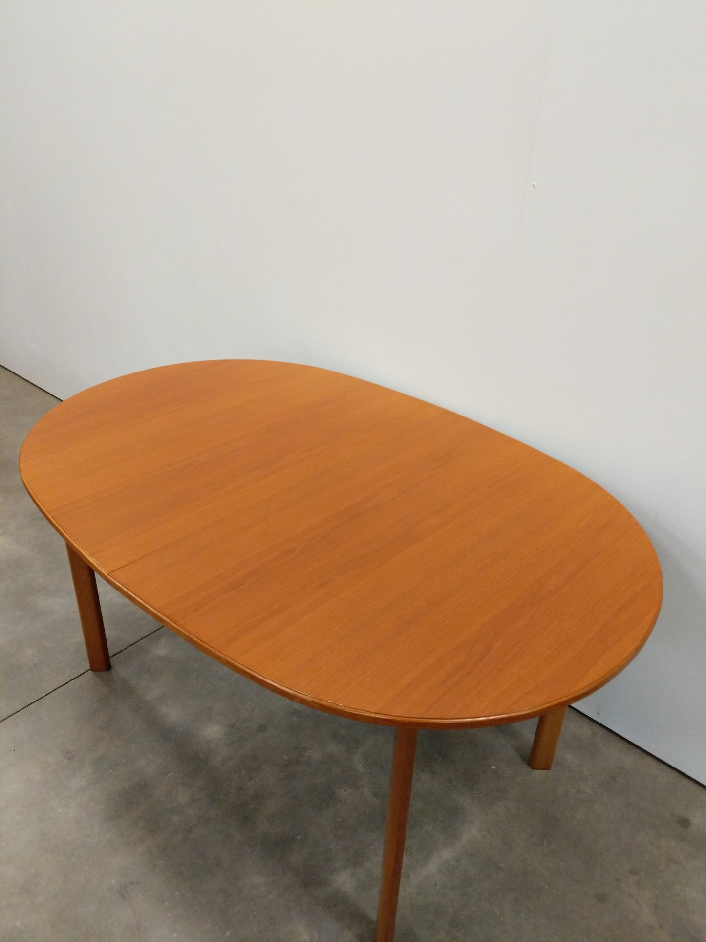 Vintage Mid Century Modern Teak Extendable Dining Table