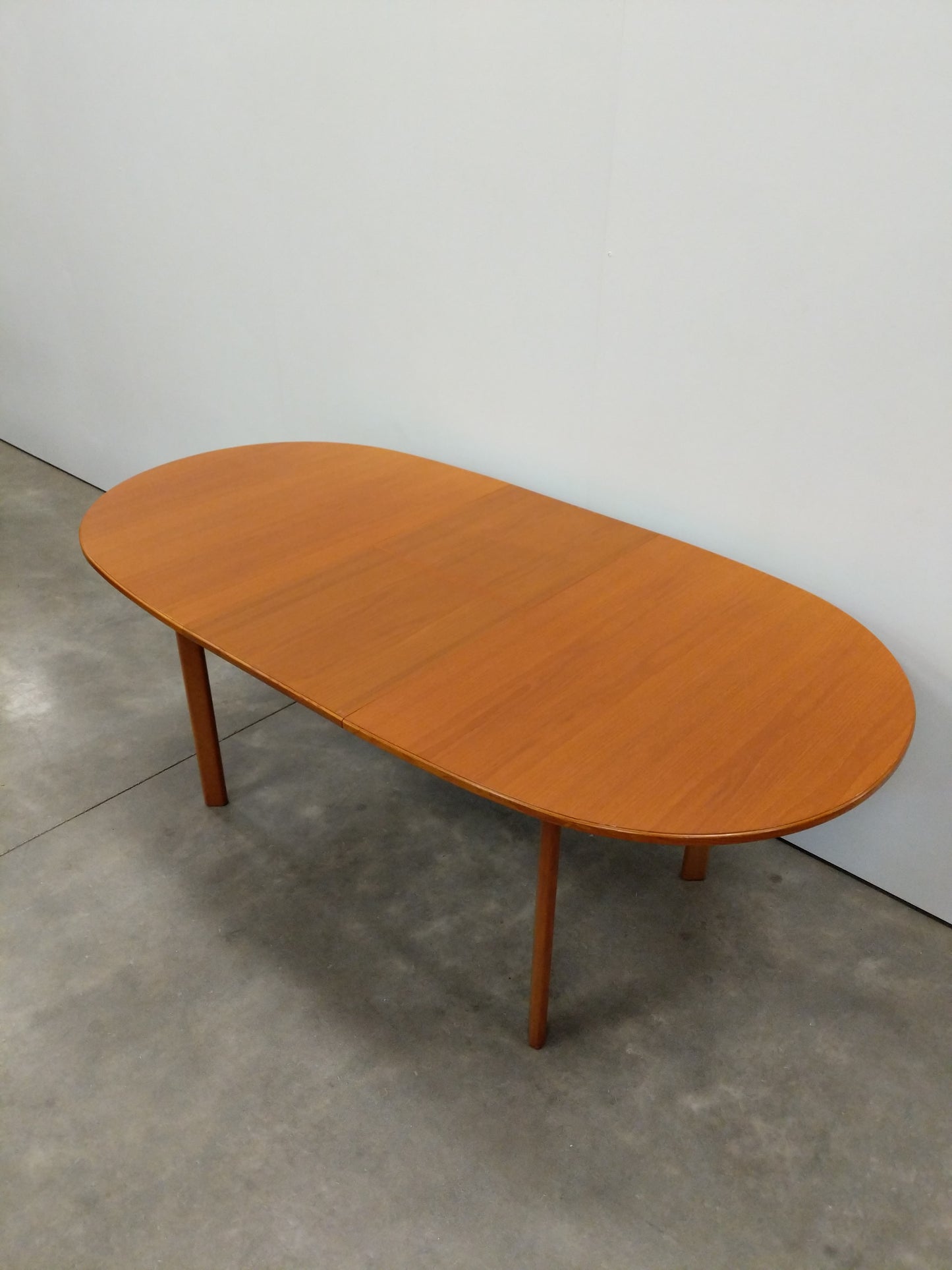 Vintage Mid Century Modern Teak Extendable Dining Table