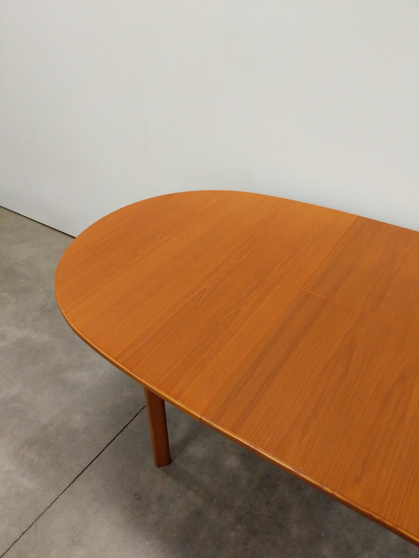 Vintage Mid Century Modern Teak Extendable Dining Table