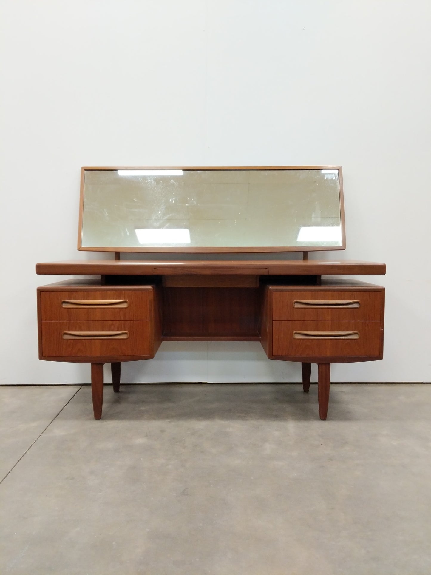 Vintage Mid Century Modern Teak Vanity / Dressing Table by G Plan