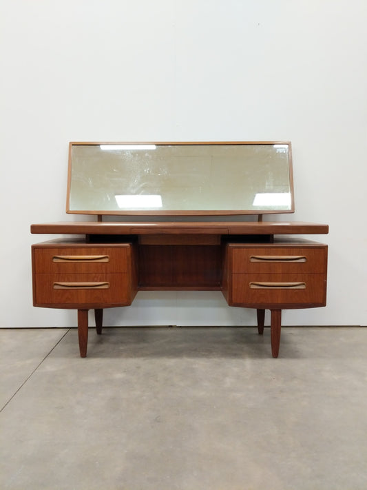 Vintage Mid Century Modern Teak Vanity / Dressing Table by G Plan