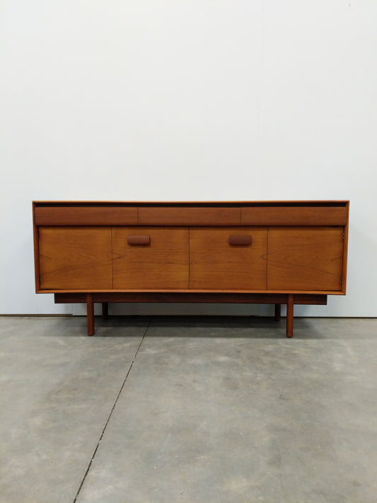 Vintage Mid Century Modern Teak Credenza by Philip Hussey