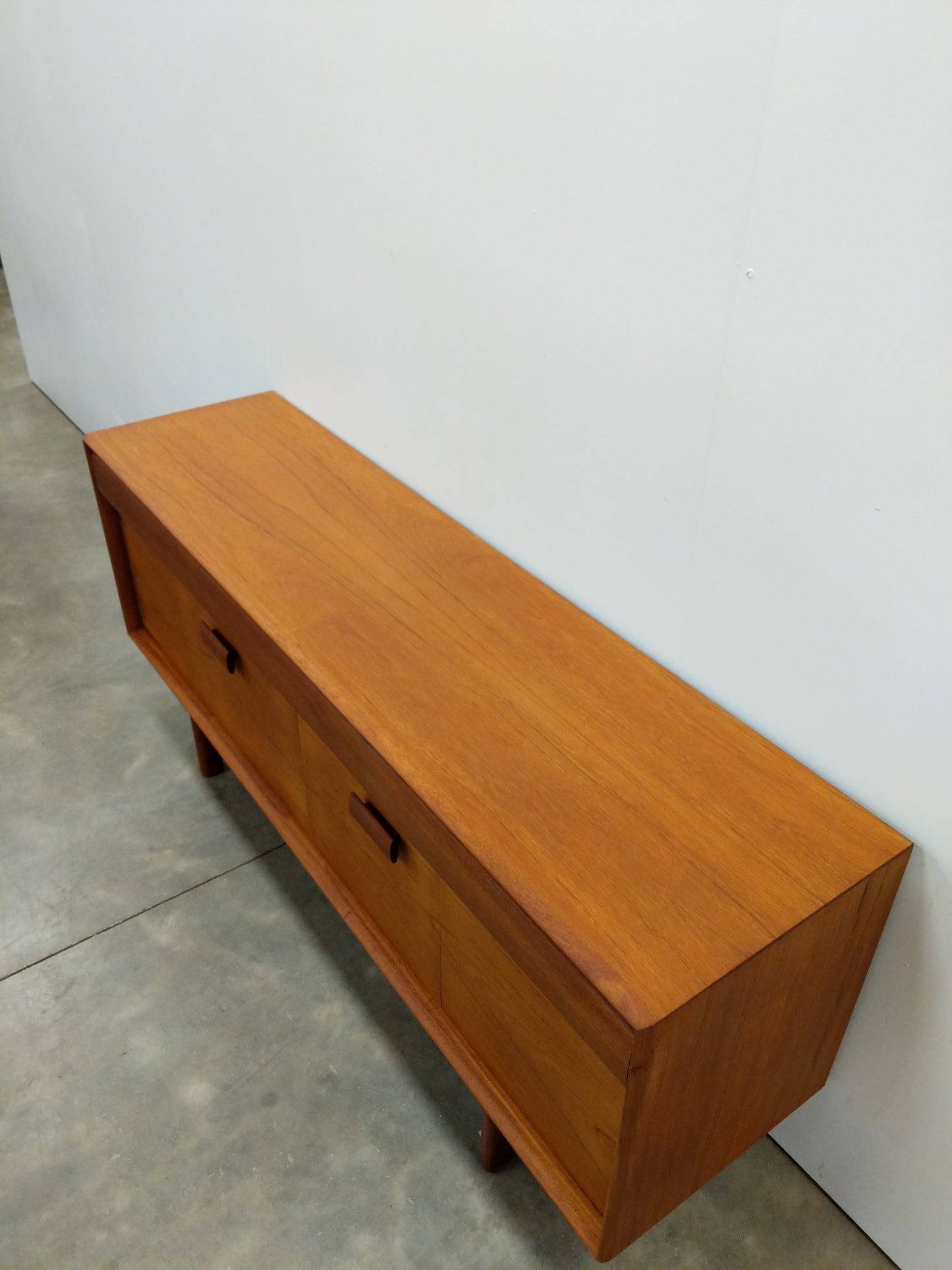 Vintage Mid Century Modern Teak Credenza by Philip Hussey
