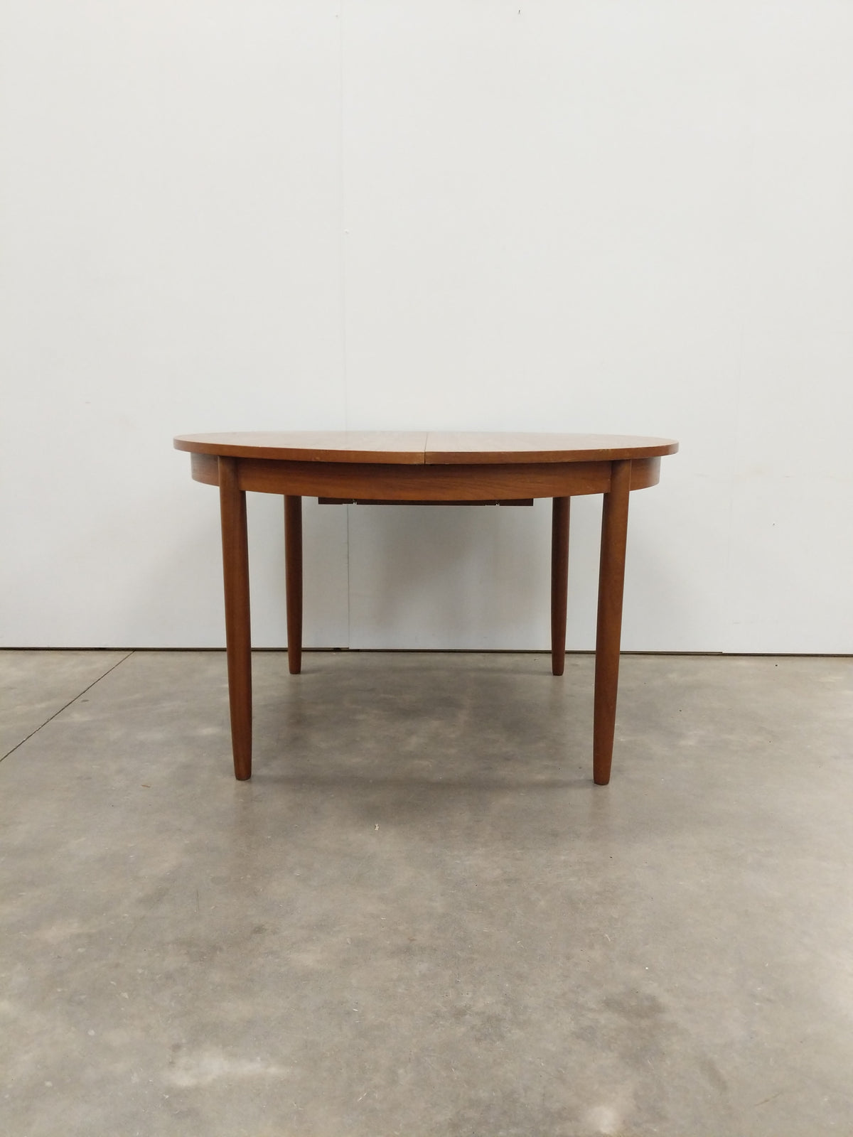 Vintage Mid Century Modern Teak Extendable Dining Table