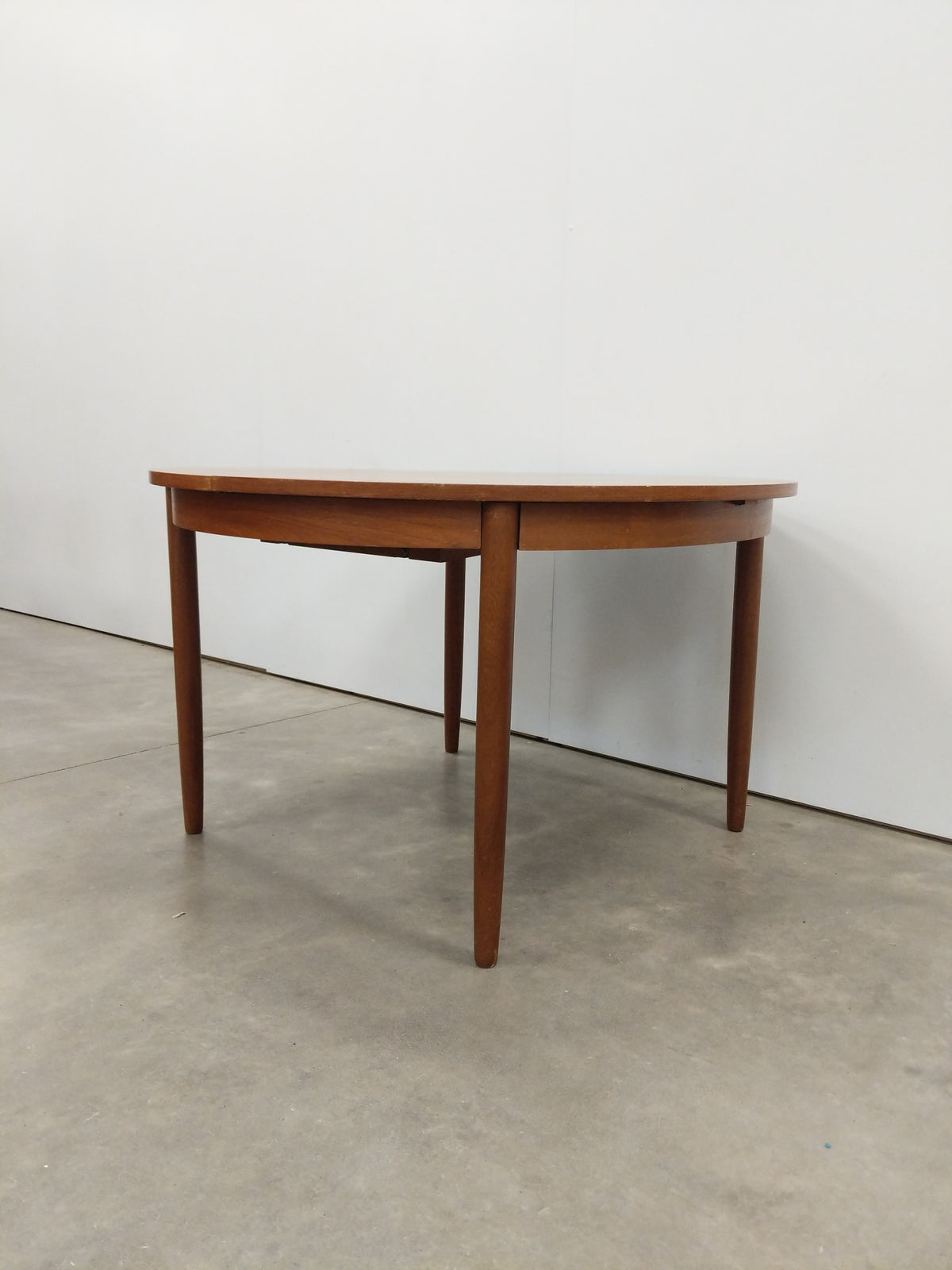 Vintage Mid Century Modern Teak Extendable Dining Table