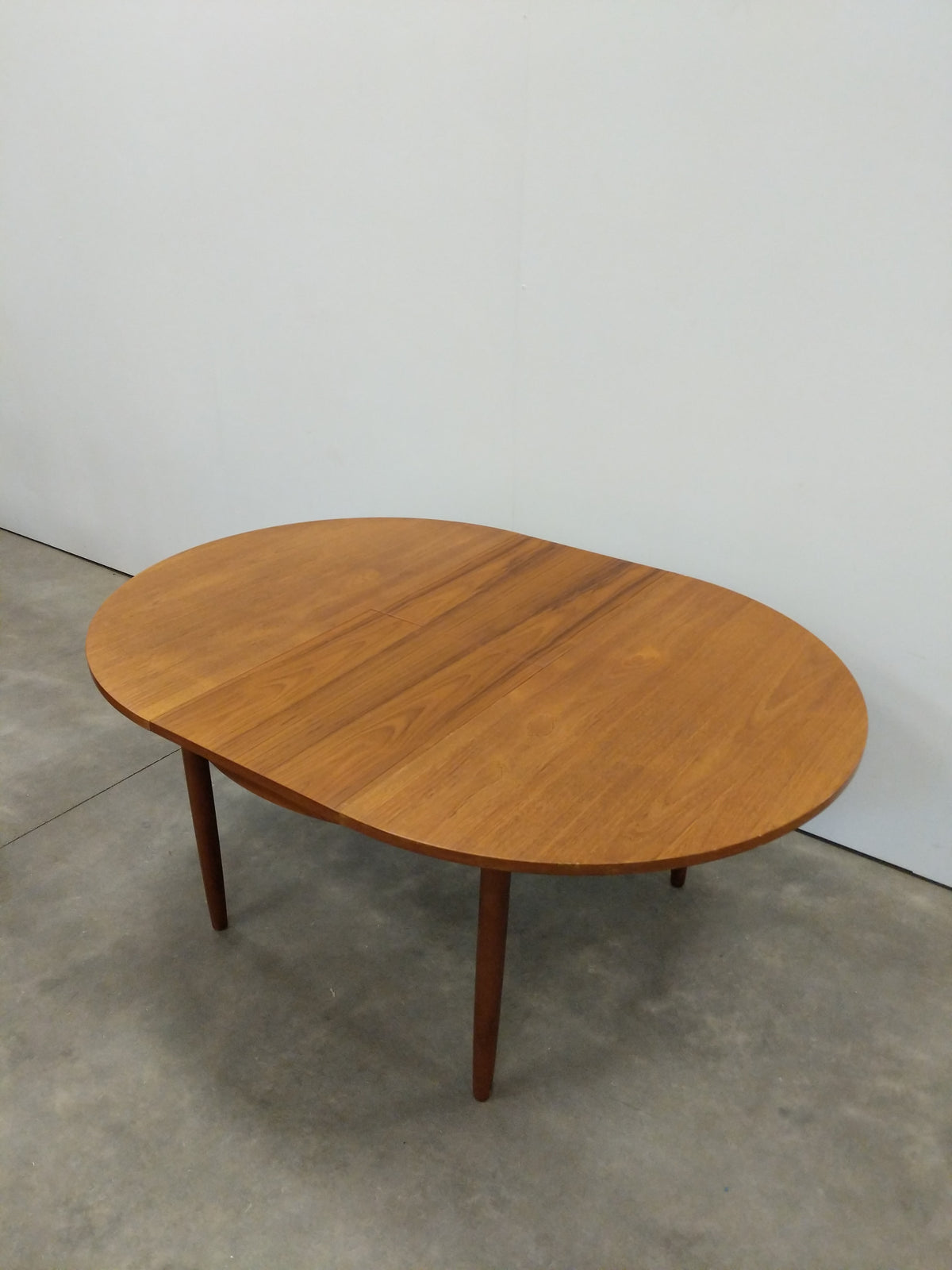Vintage Mid Century Modern Teak Extendable Dining Table