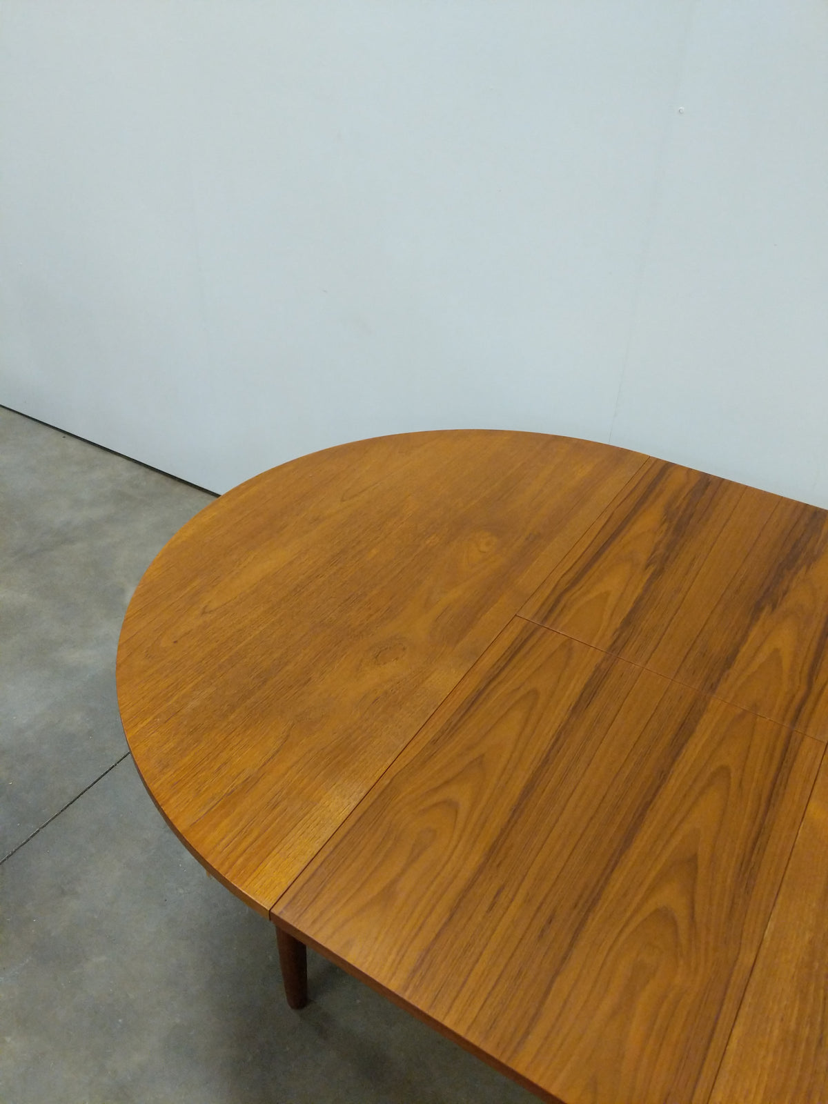 Vintage Mid Century Modern Teak Extendable Dining Table