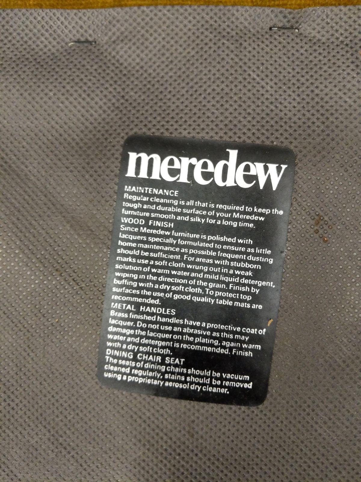 Set of 4 Vintage Mid Century Modern Dining Chairs by Meredew