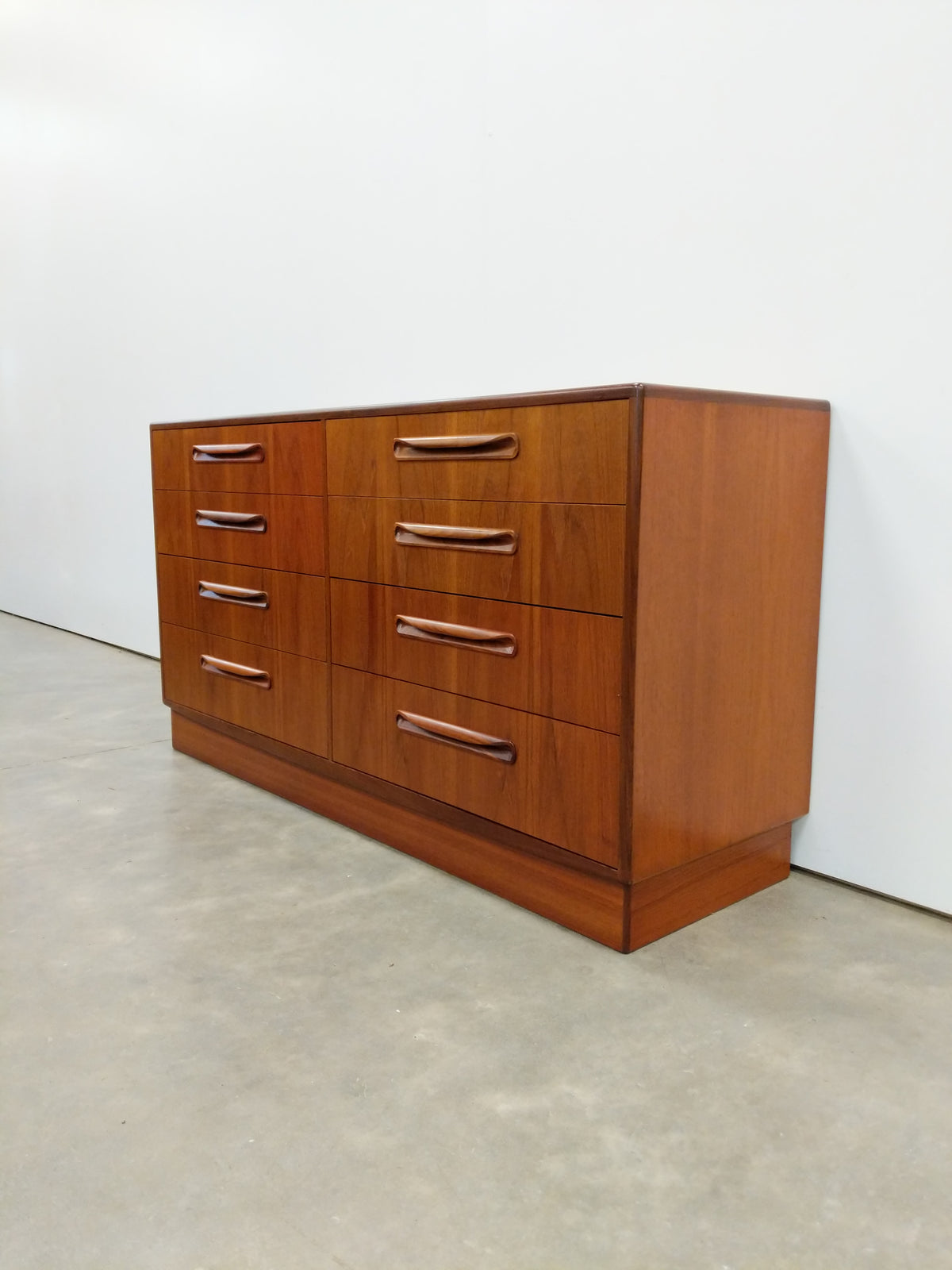 Vintage Mid Century Modern Teak Dresser by G Plan