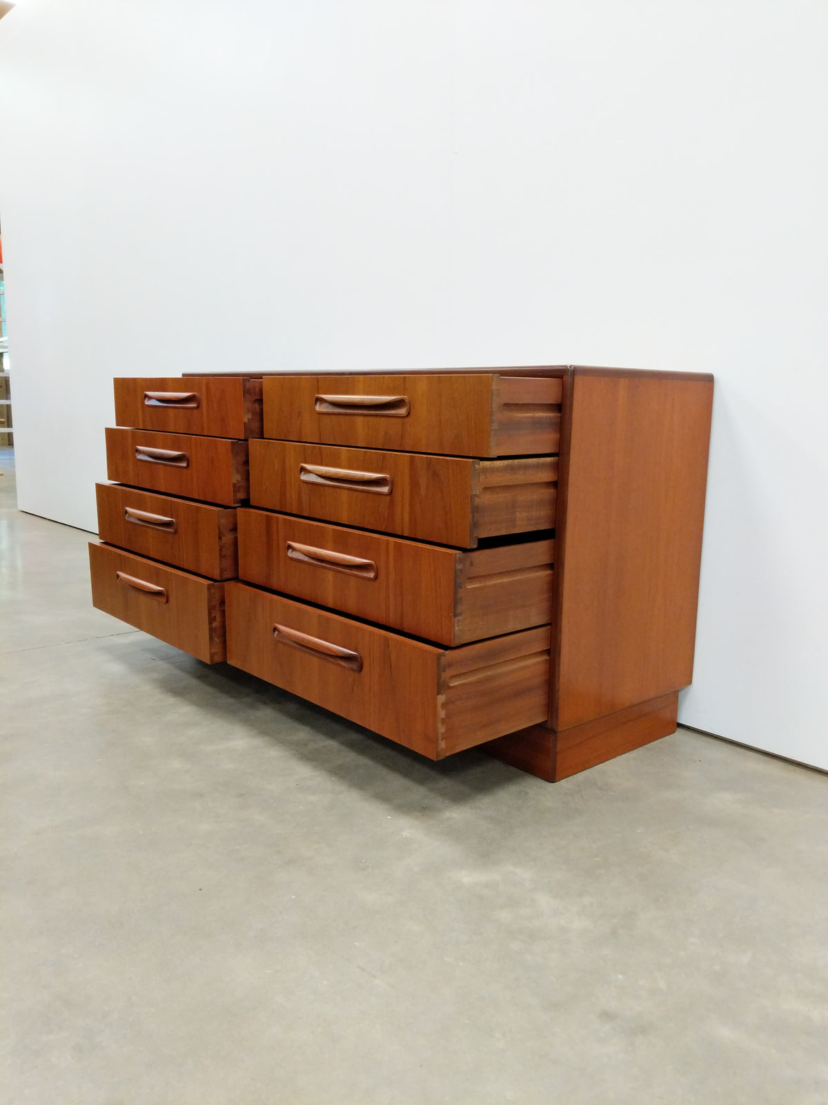 Vintage Mid Century Modern Teak Dresser by G Plan