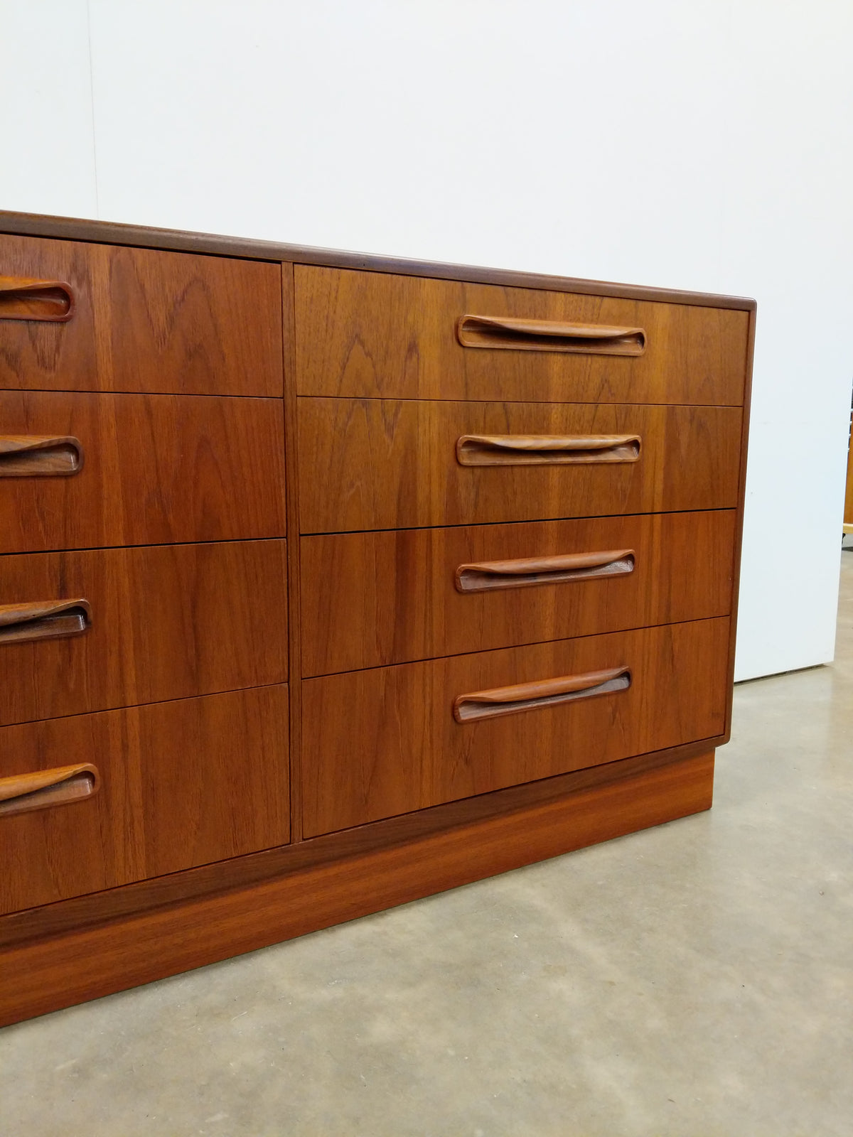 Vintage Mid Century Modern Teak Dresser by G Plan