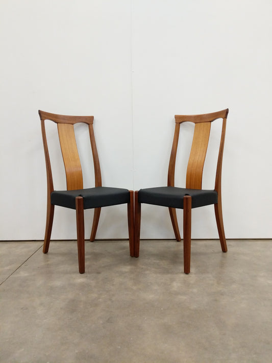 Pair of Vintage Mid Century Modern Dining Chairs