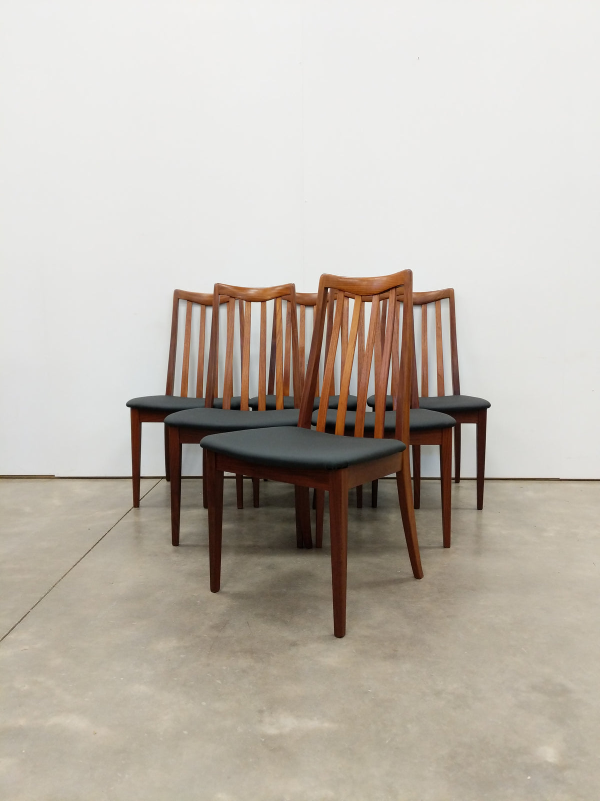 Set of 6 Vintage G Plan Mid Century Modern Teak Dining Chairs