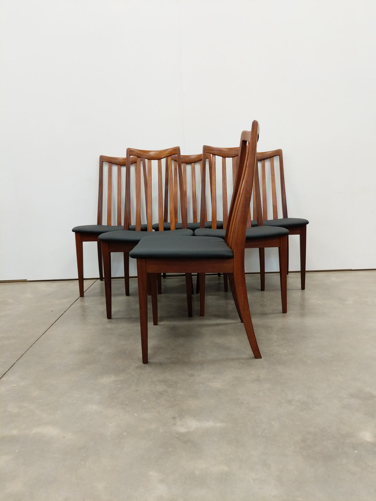 Set of 6 Vintage G Plan Mid Century Modern Teak Dining Chairs