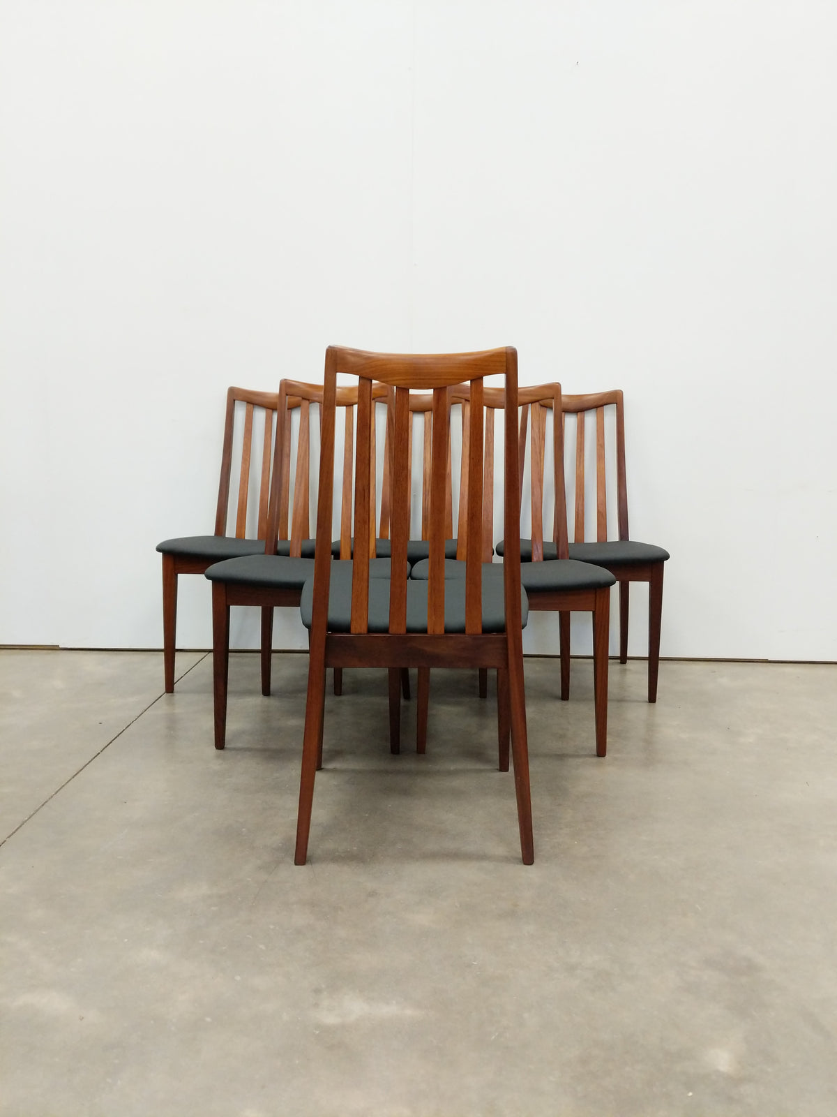 Set of 6 Vintage G Plan Mid Century Modern Teak Dining Chairs