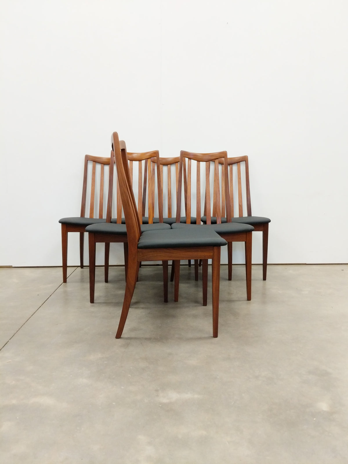 Set of 6 Vintage G Plan Mid Century Modern Teak Dining Chairs