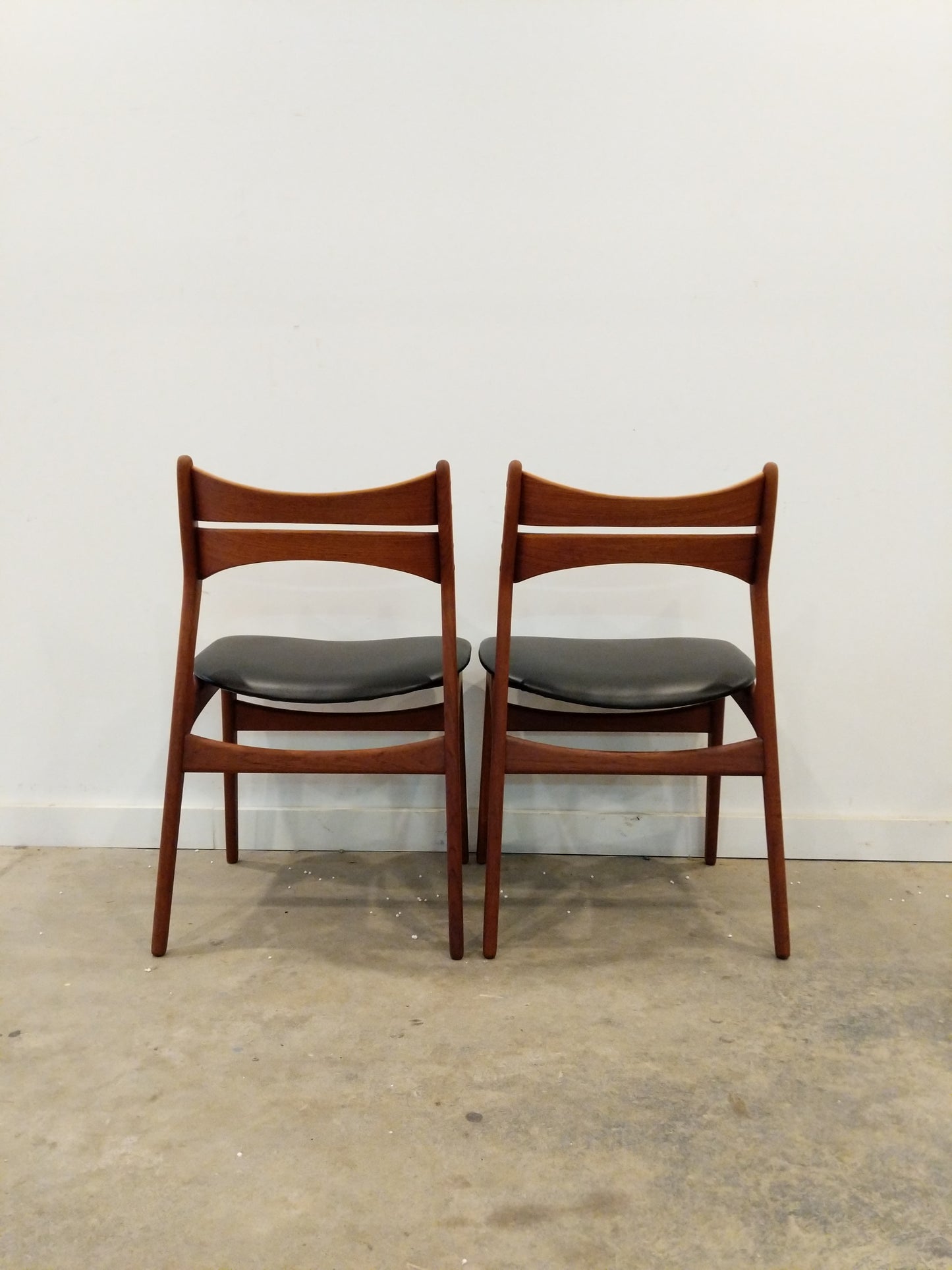 Pair of Vintage Danish Modern Chairs by Erik Buch