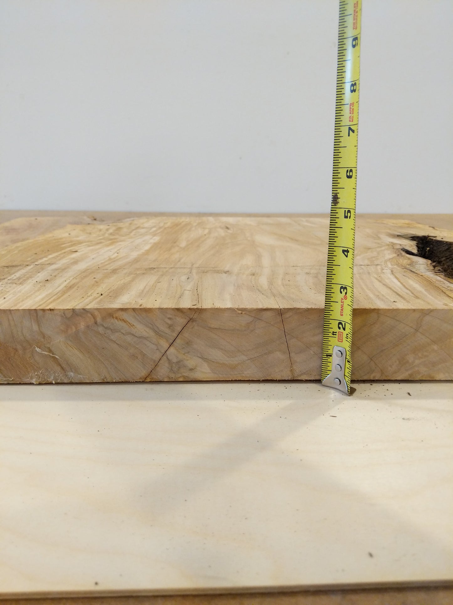 Italian Olive Wood Live Edge Mini Slab