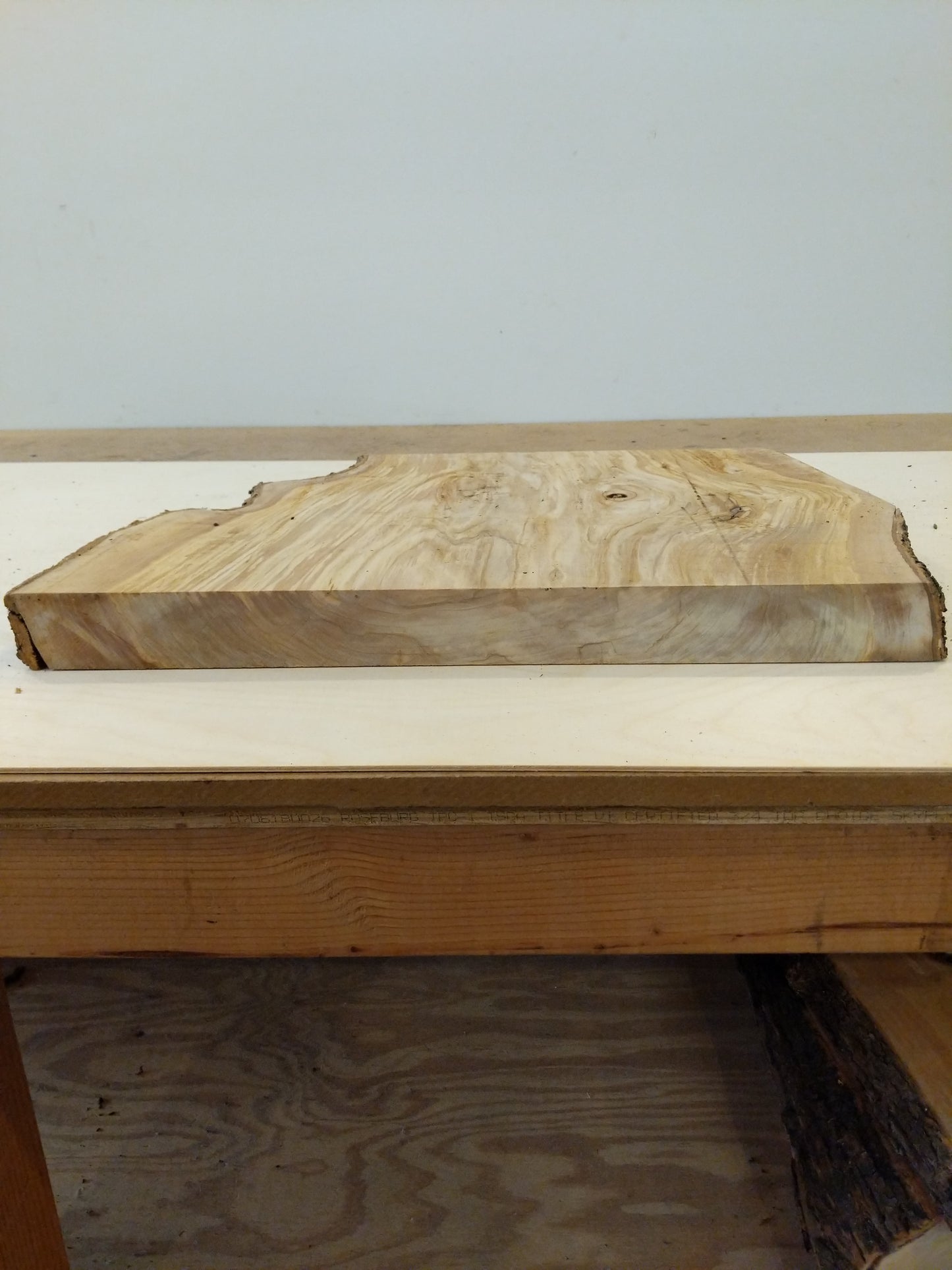 Italian Olive Wood Live Edge Mini Slab